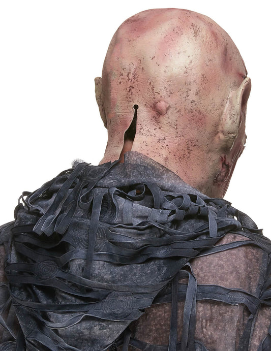 Vue de dos du masque latex démon hurleur