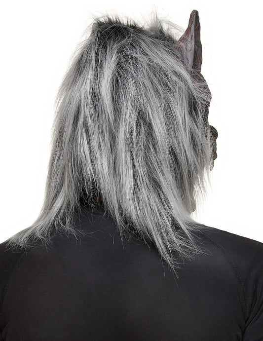 Vue de dos du masque de loup-garou