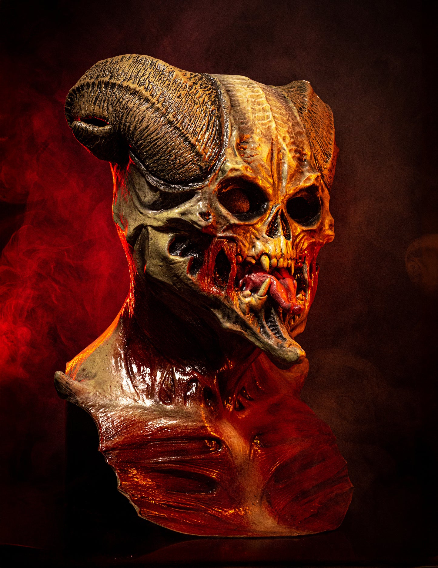 Masca de schelet diabolic Adult Halloween