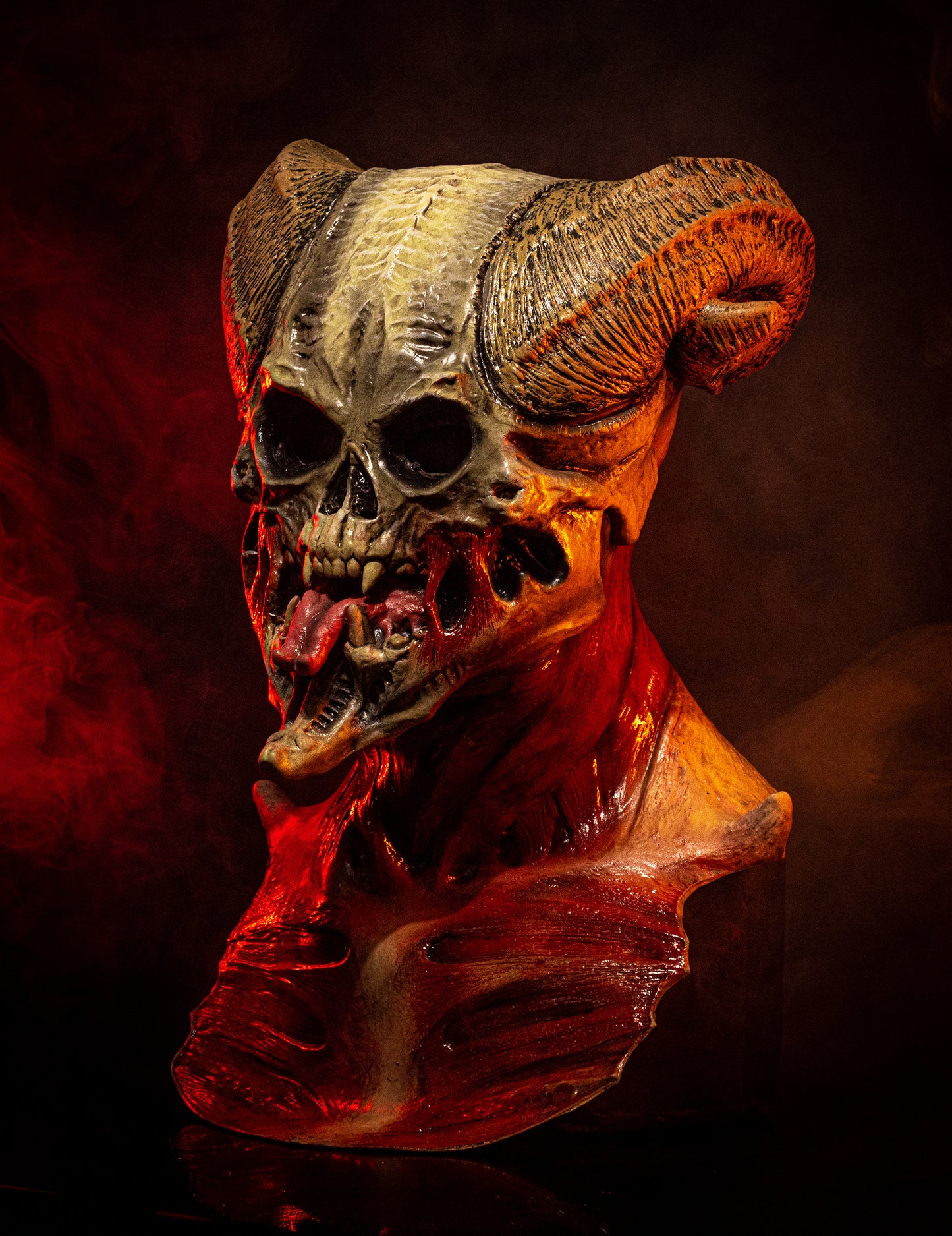 Masca de schelet diabolic Adult Halloween
