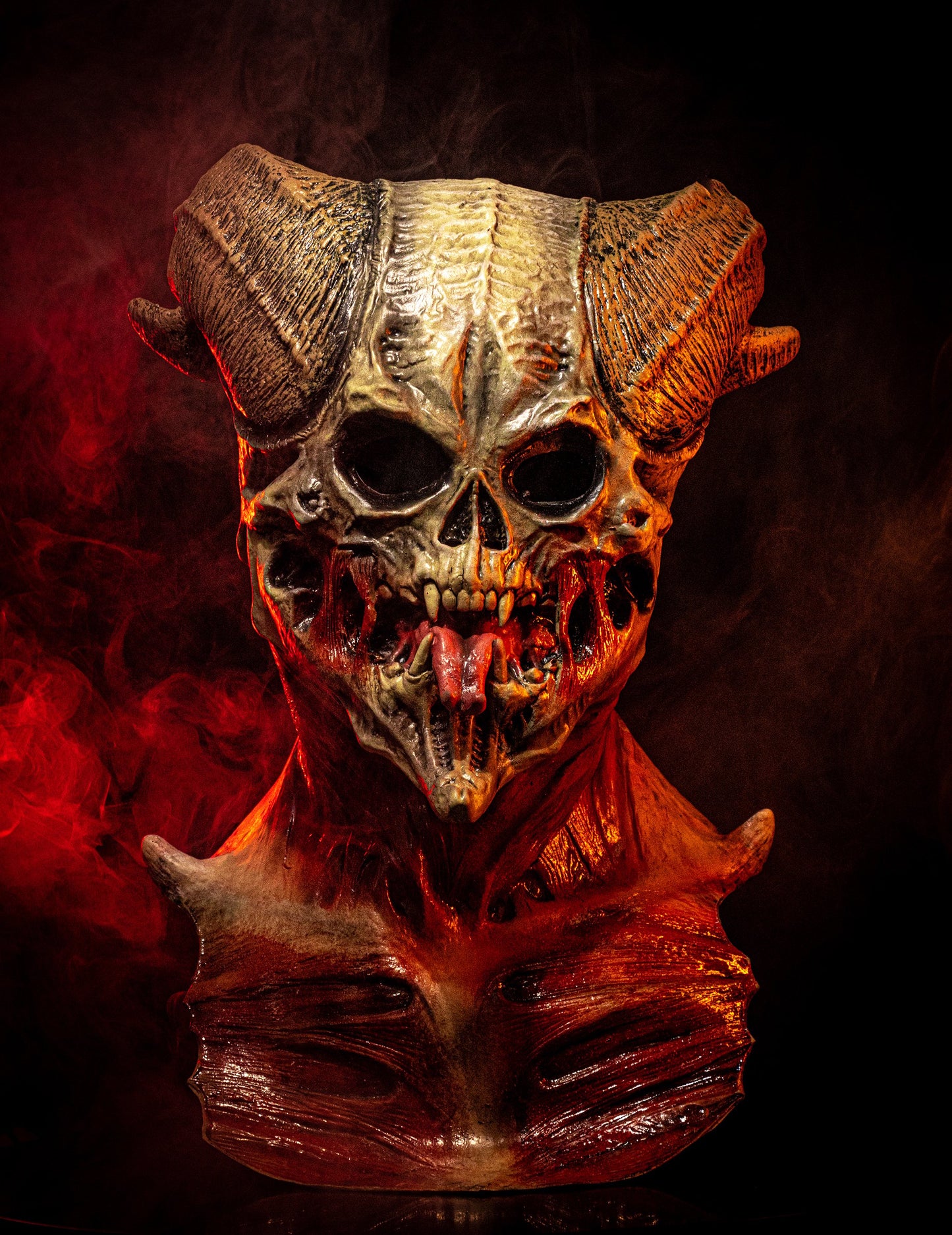 Masca de schelet diabolic Adult Halloween