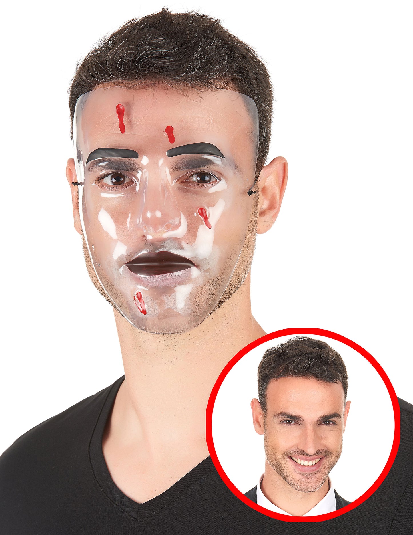 Impactul transparent al mască a mingilor adulți