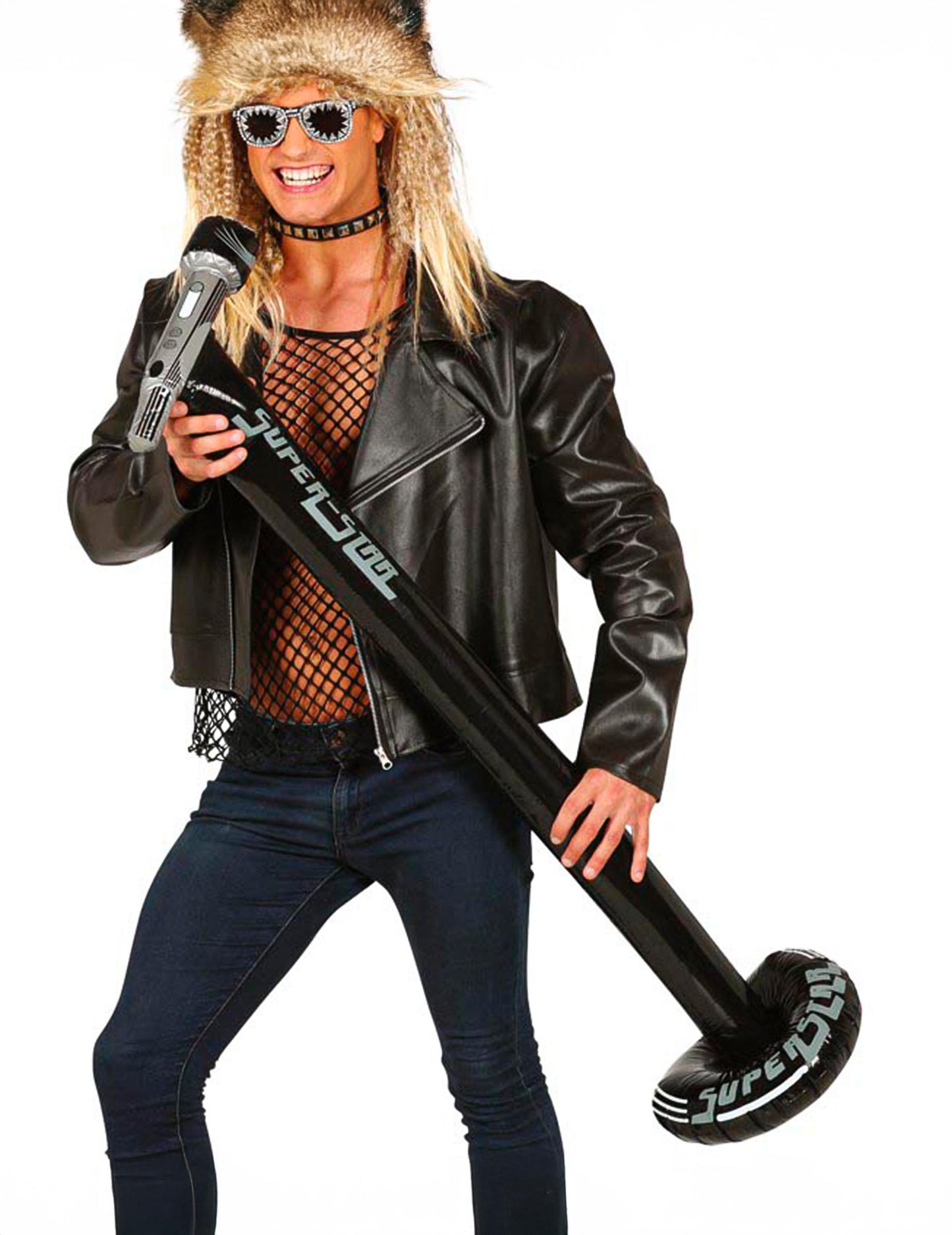 Microfon gonflabil pentru picioare 116 cm