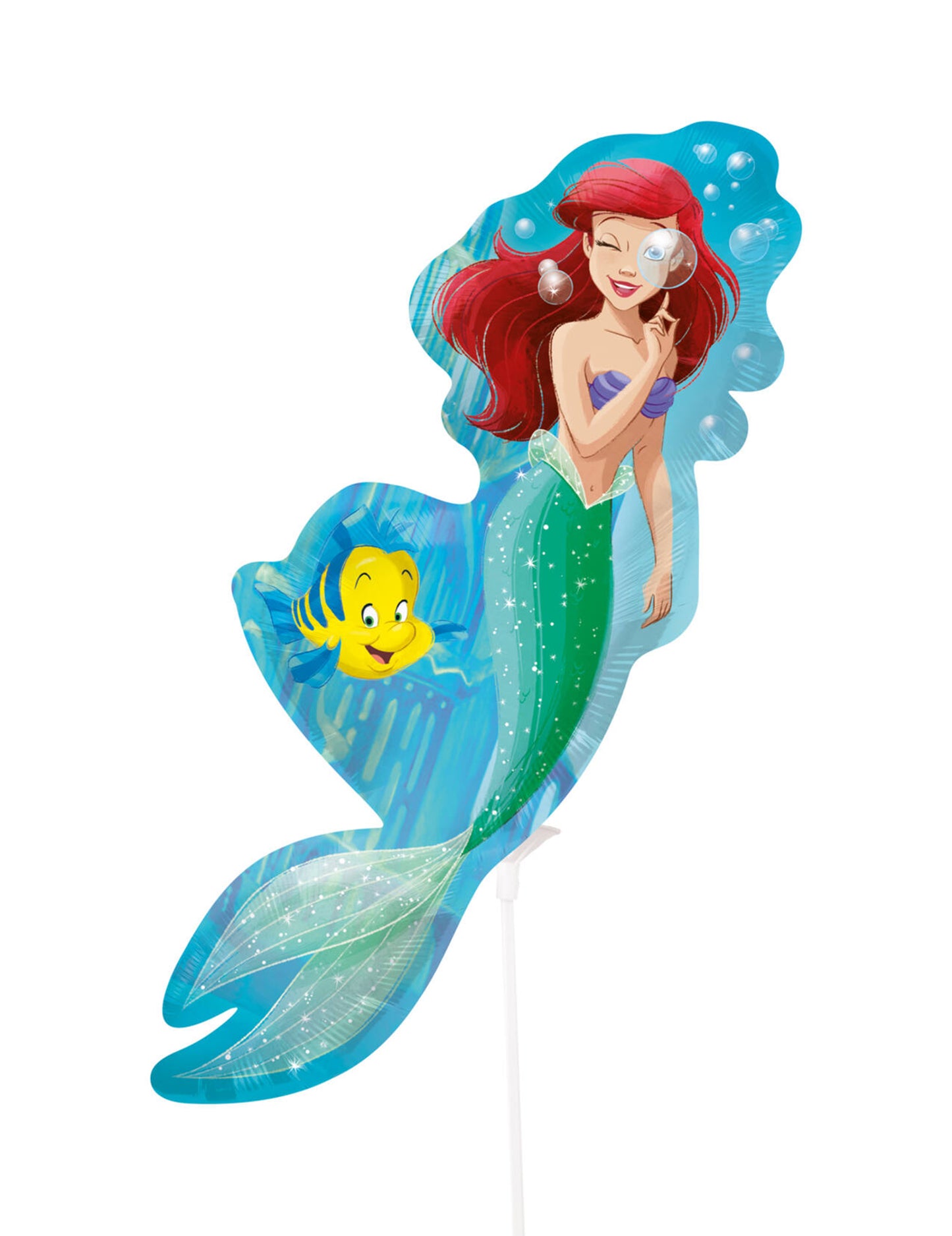 Mini balon din aluminiu Ariel Mica Sirenă™ 15 x 39 cm