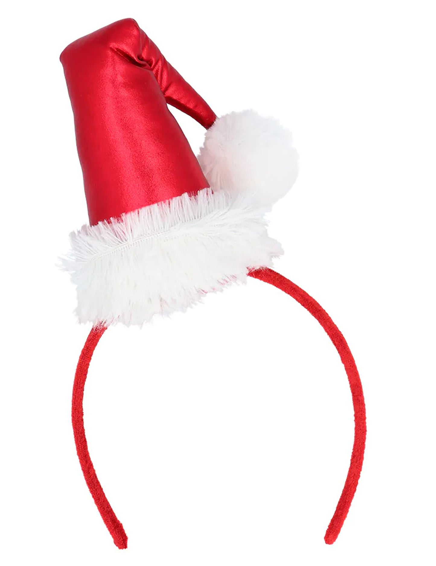Mini bonnet de Noël métallisé adulte