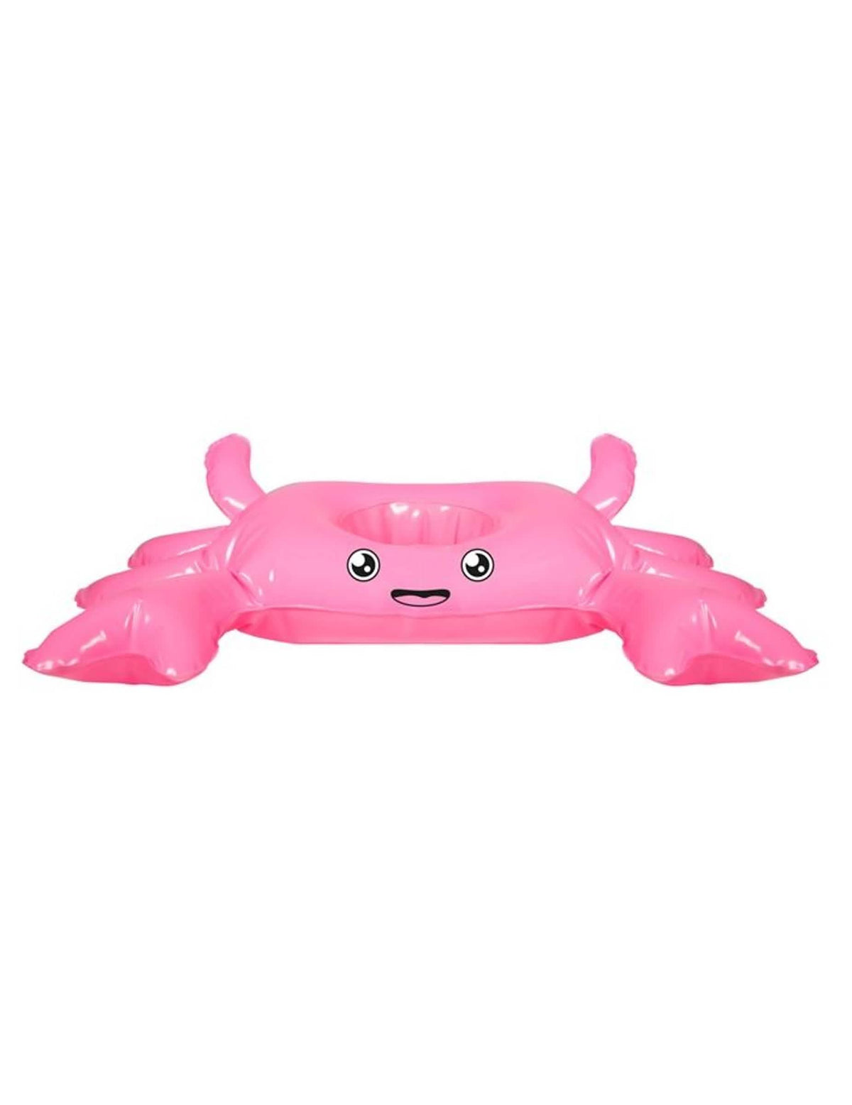 Mini colac pentru băuturi Crab pentru adult roz