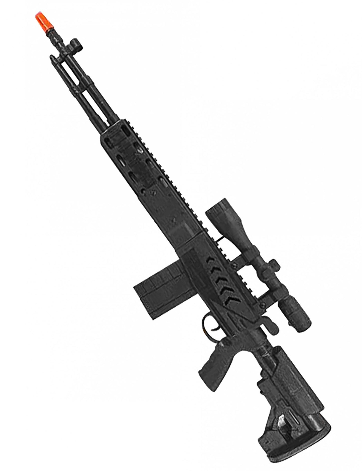 Mitralieră lungă pentru copii negri 71 cm