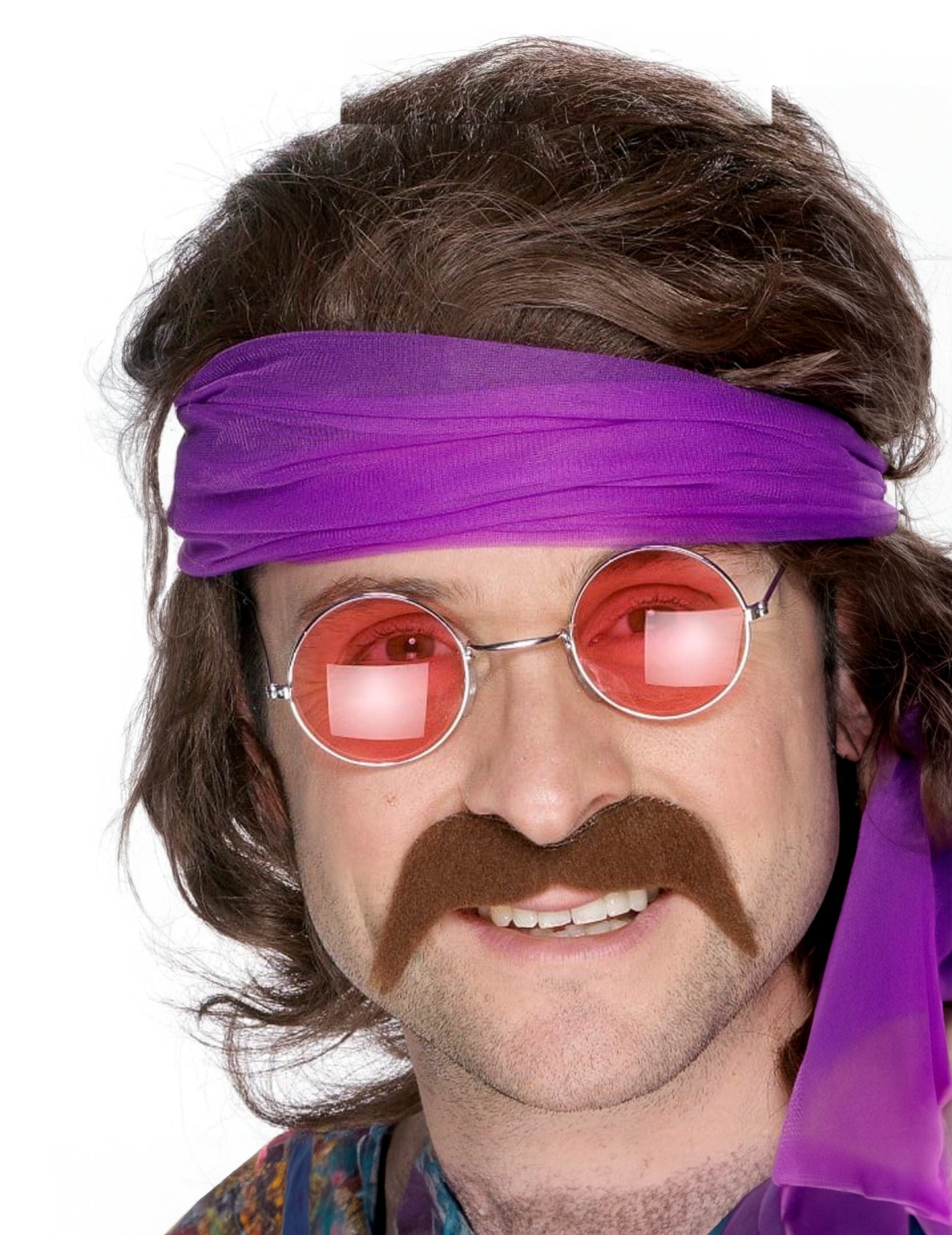 Mustache maronii anilor '70 adulți