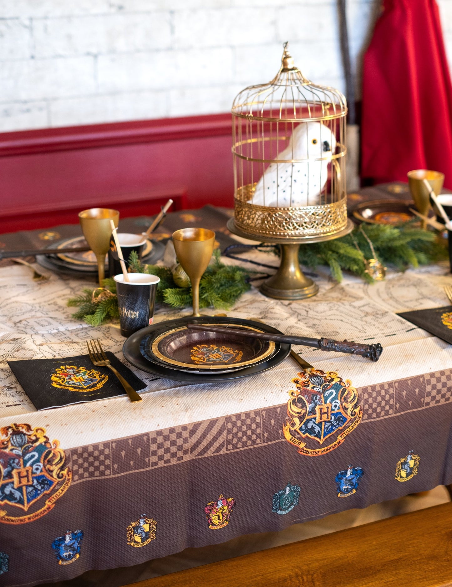 Card Marauder Tablecloth 120x180 cm Harry Potter