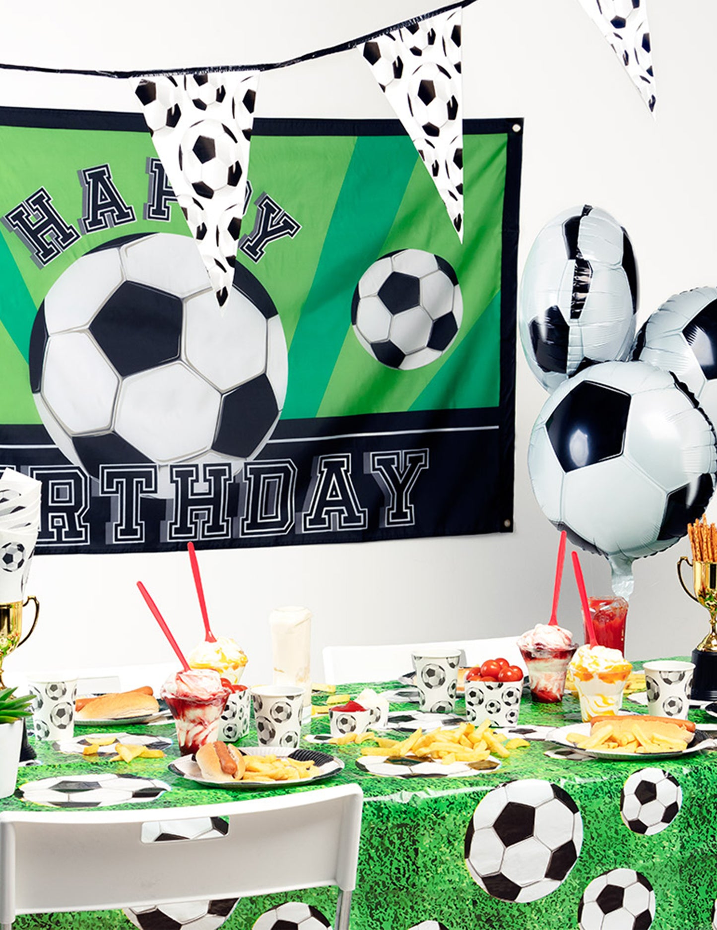 Fermă de plastic de fotbal 120 x 180 cm