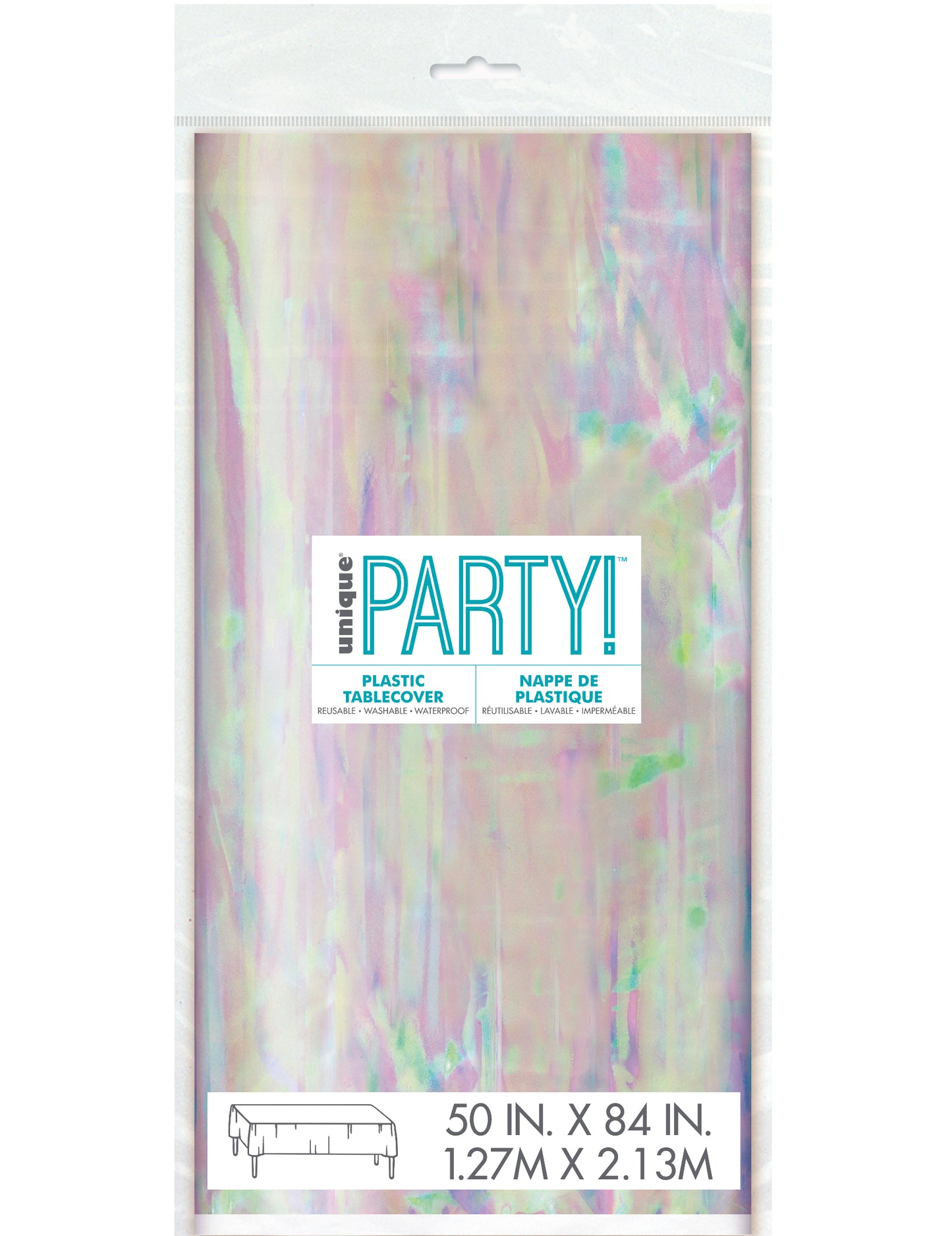 Fever de plastic iridescent de plastic 127 x 213 cm