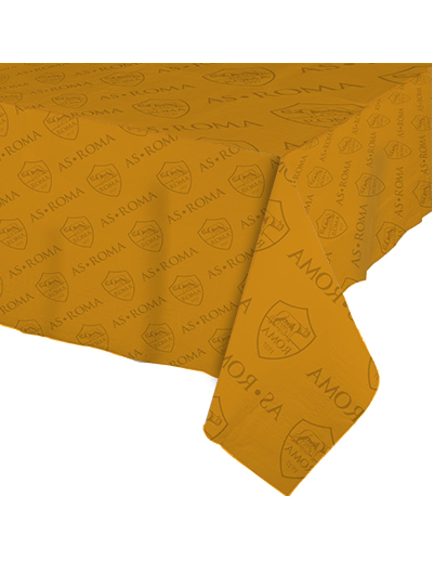 Nappe en plastique Roma jaune avec logos