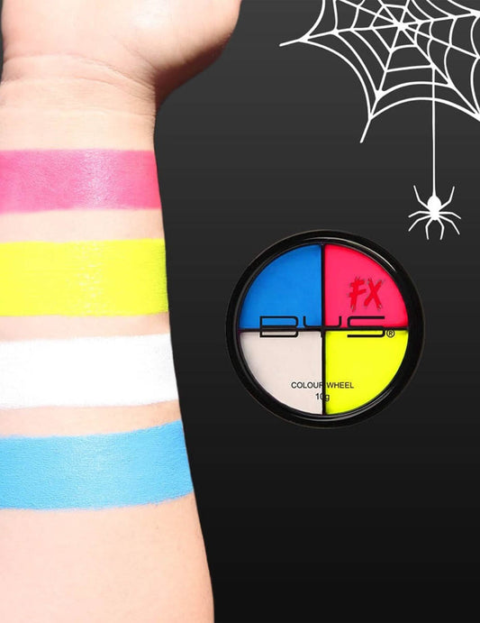Paletă machiaj 4 culori neon 10 g