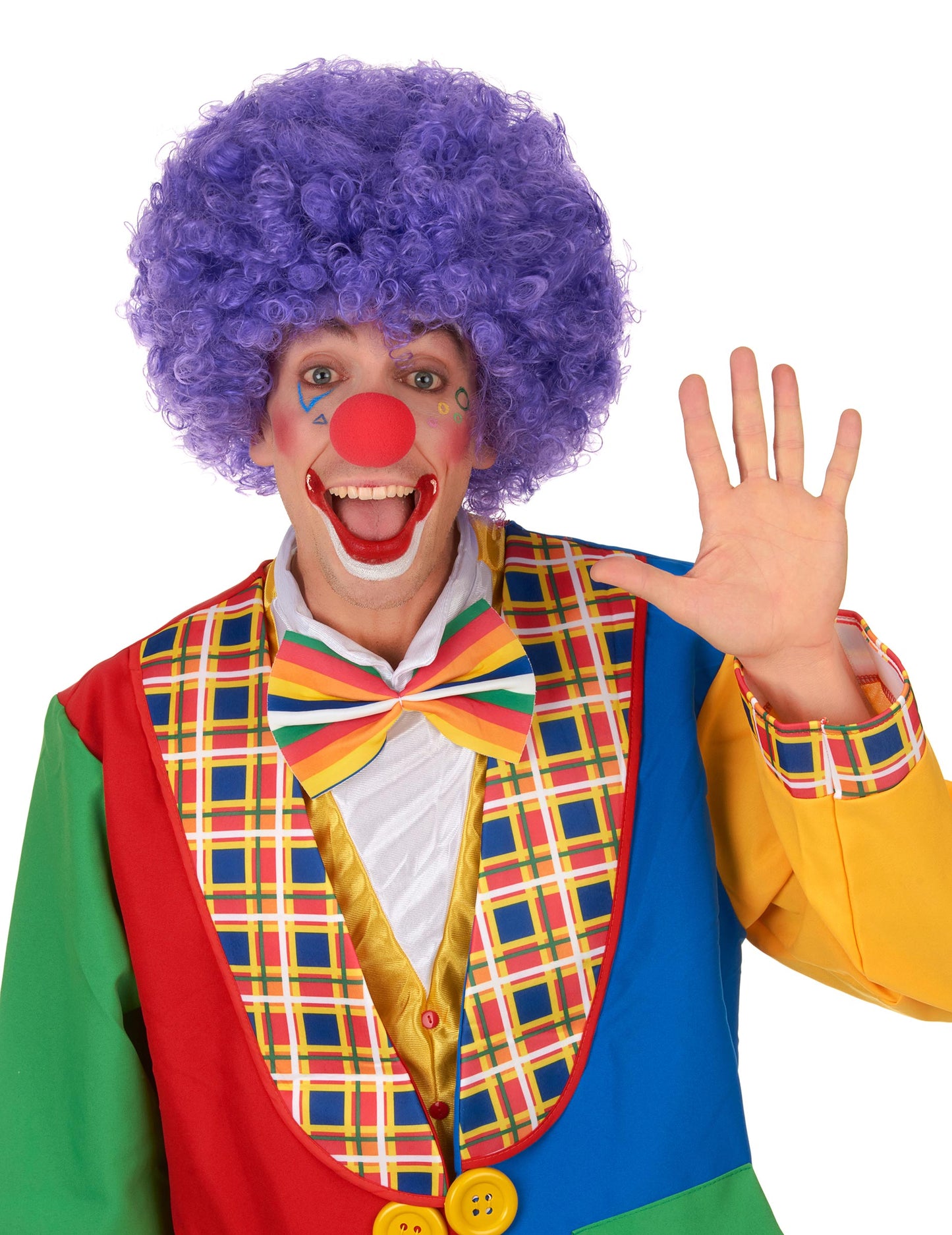 Violet confit peruca de clovn violet