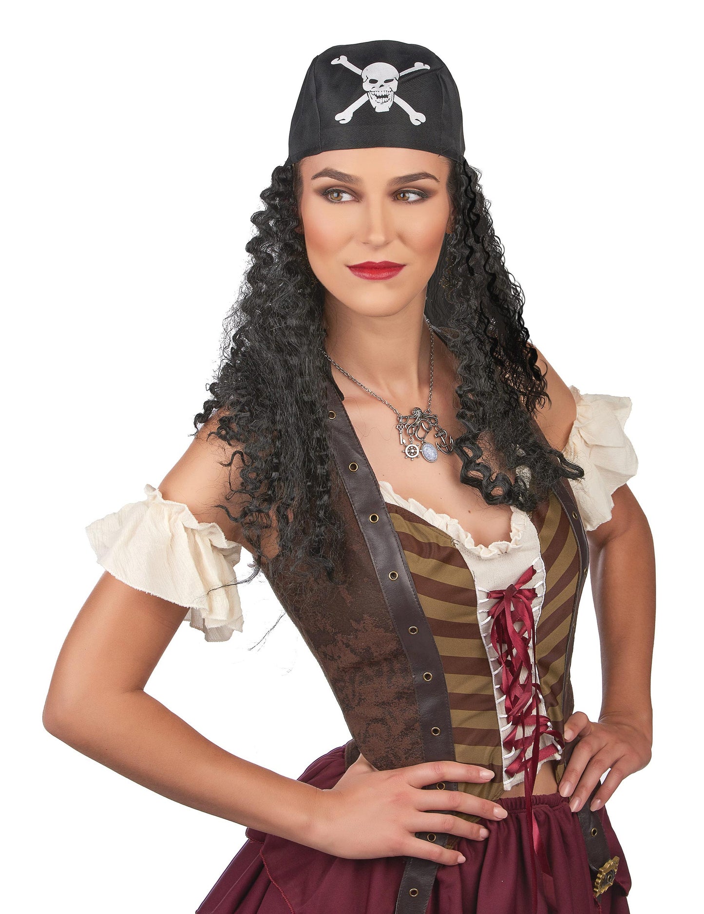 Peruca pentru pirați de bandana pentru adulți