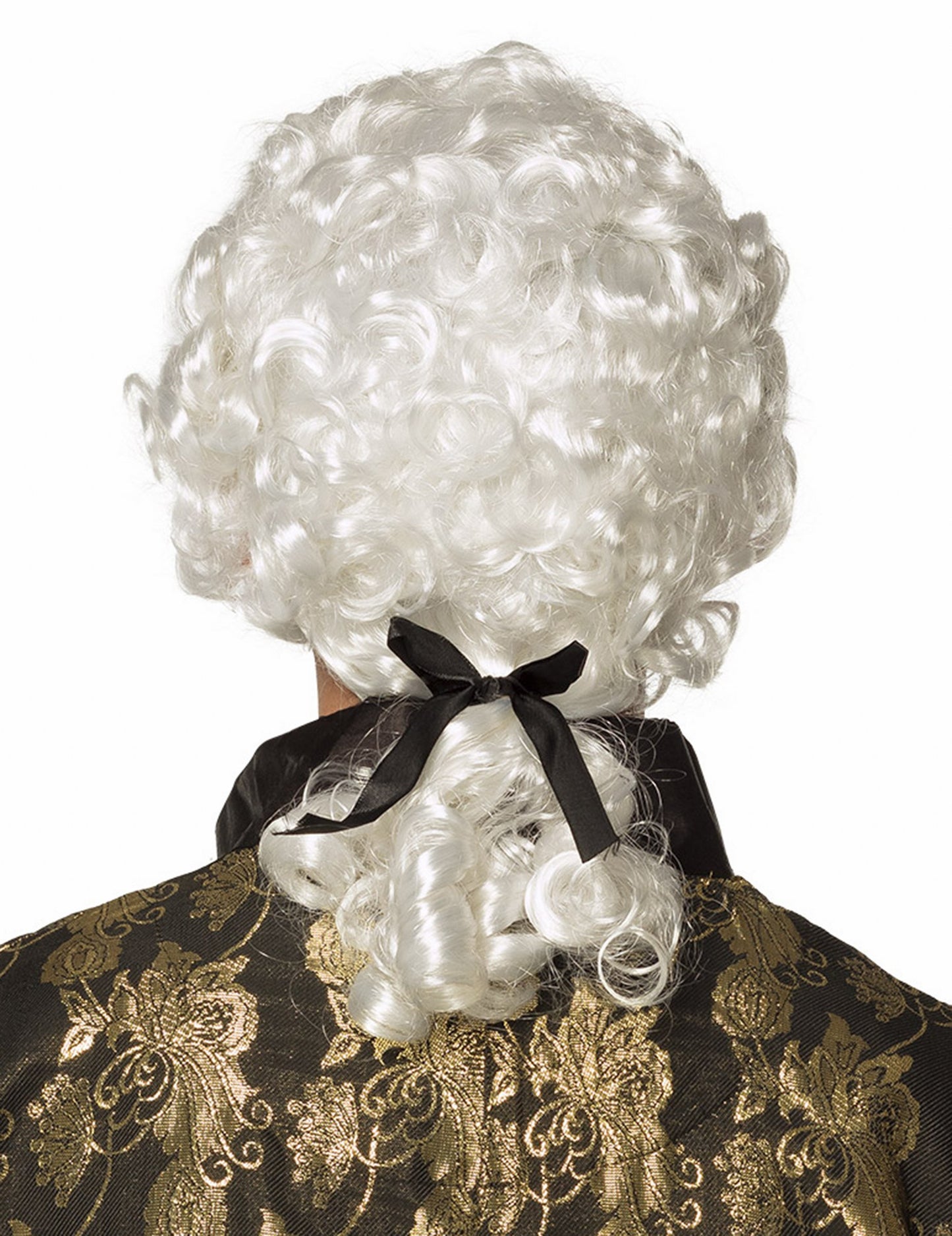 Vedere din spate a perucii baroce pentru bărbați