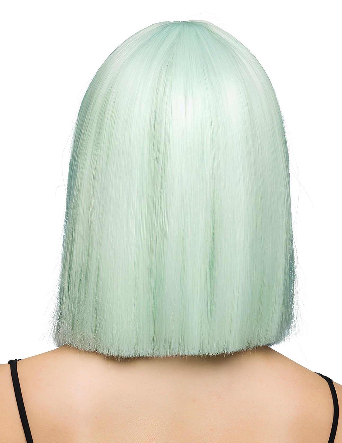 Perucă bob mentă pastel lux pentru adulți