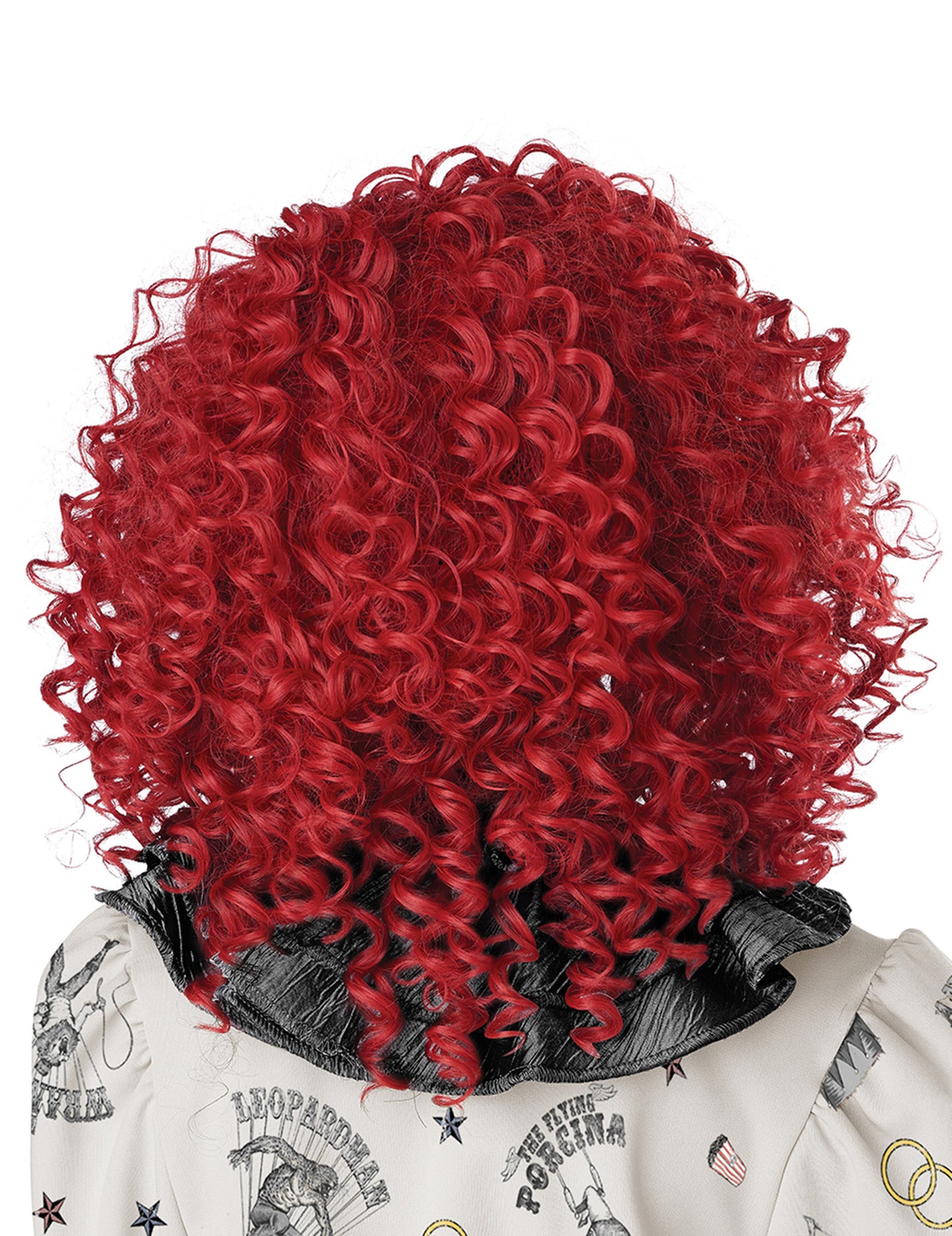 Peruca de clovn roșu pentru adulți