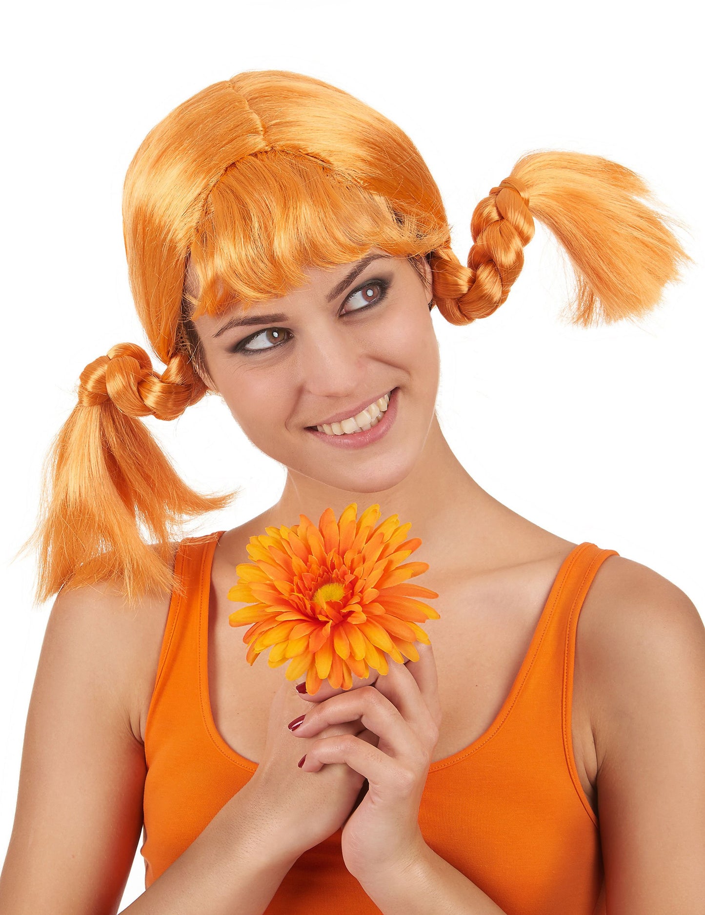 Peruca roșie roșie de sex feminin