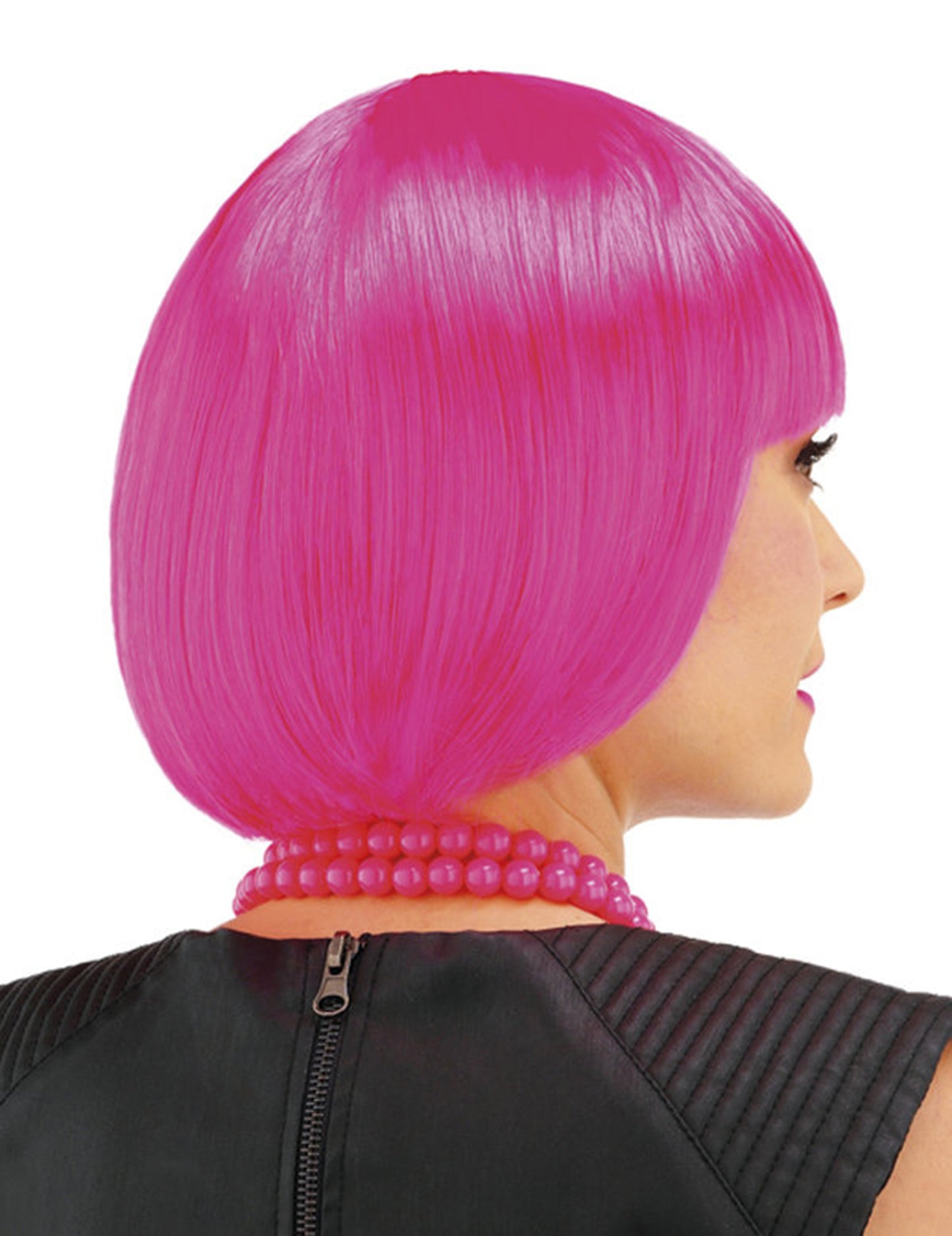 Fată roz de cabaret scurt peruca