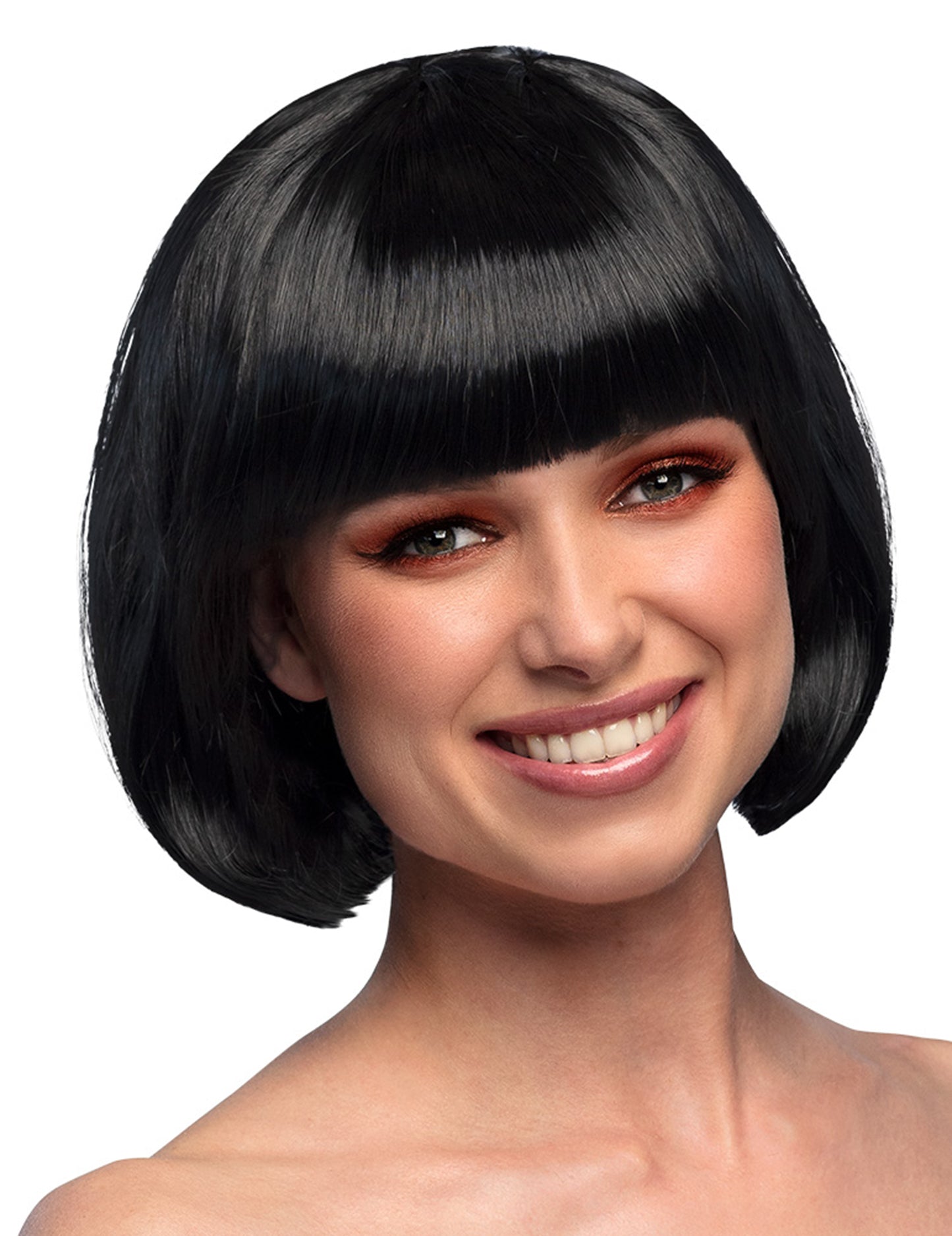 Femei scurte de perucă neagră