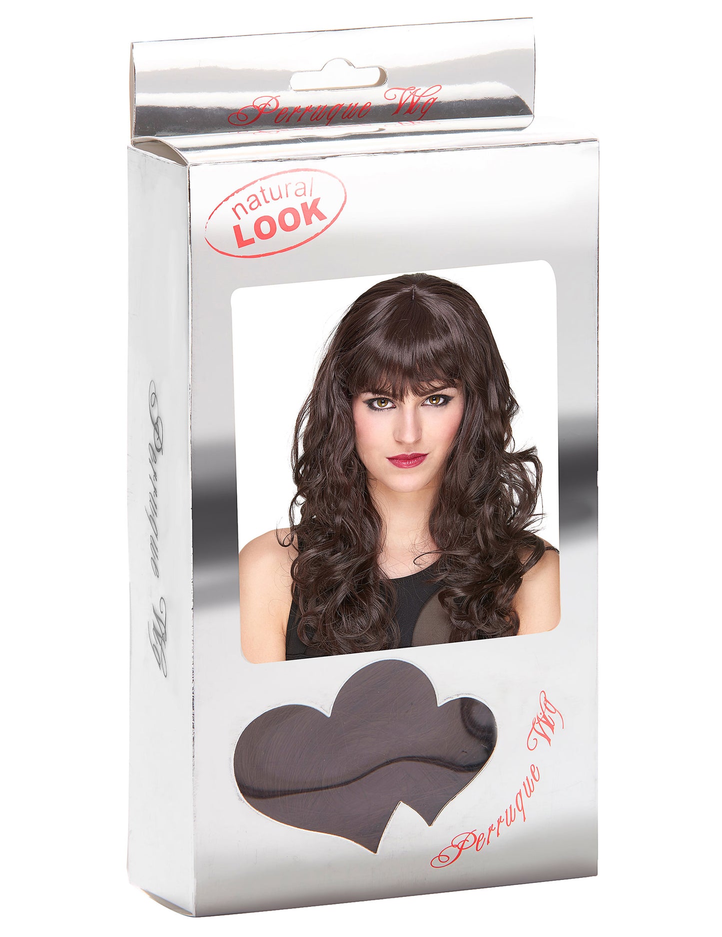 Perucă de lux de lux de lux cu breton pentru femei - 221g