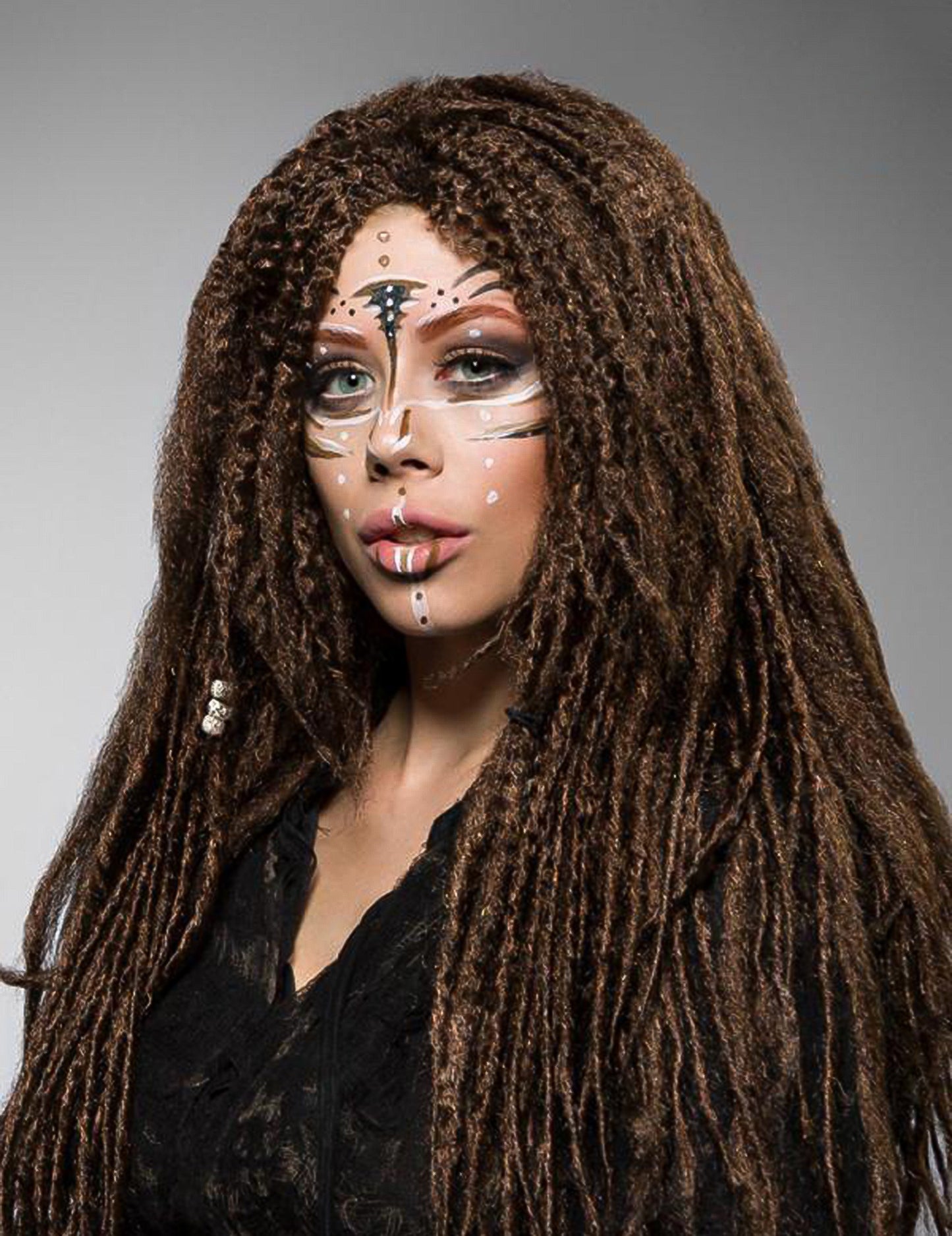 Voodoo Vrăjitoare peruca