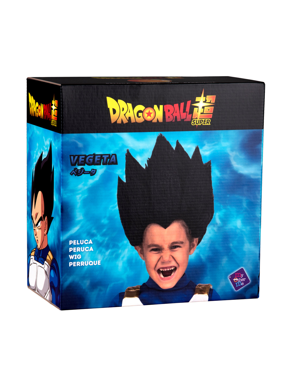 Boîte d'emballage de la perruque Vegeta Dragon Ball™ pour enfant