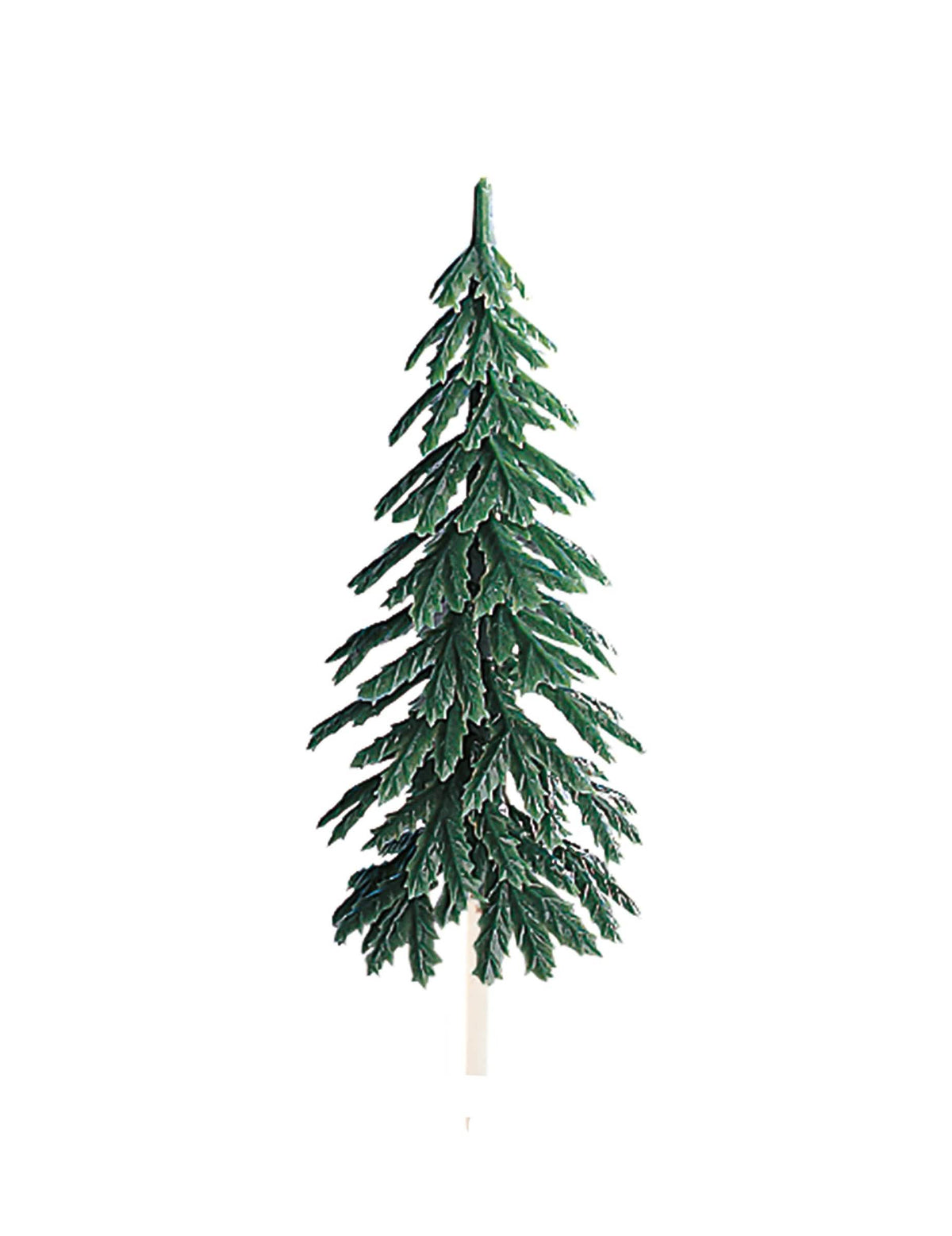 Ornament decorativ Brad pentru rulada de crăciun verde din plastic