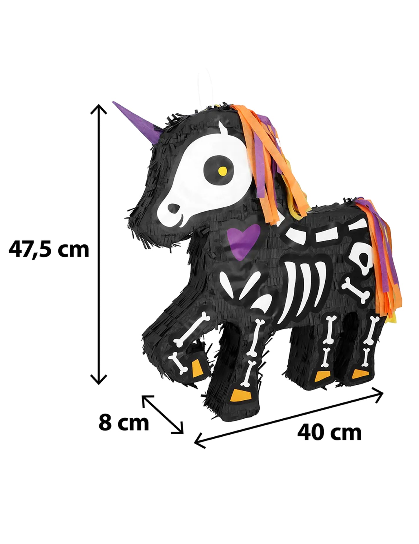 Piñata licornă schelet