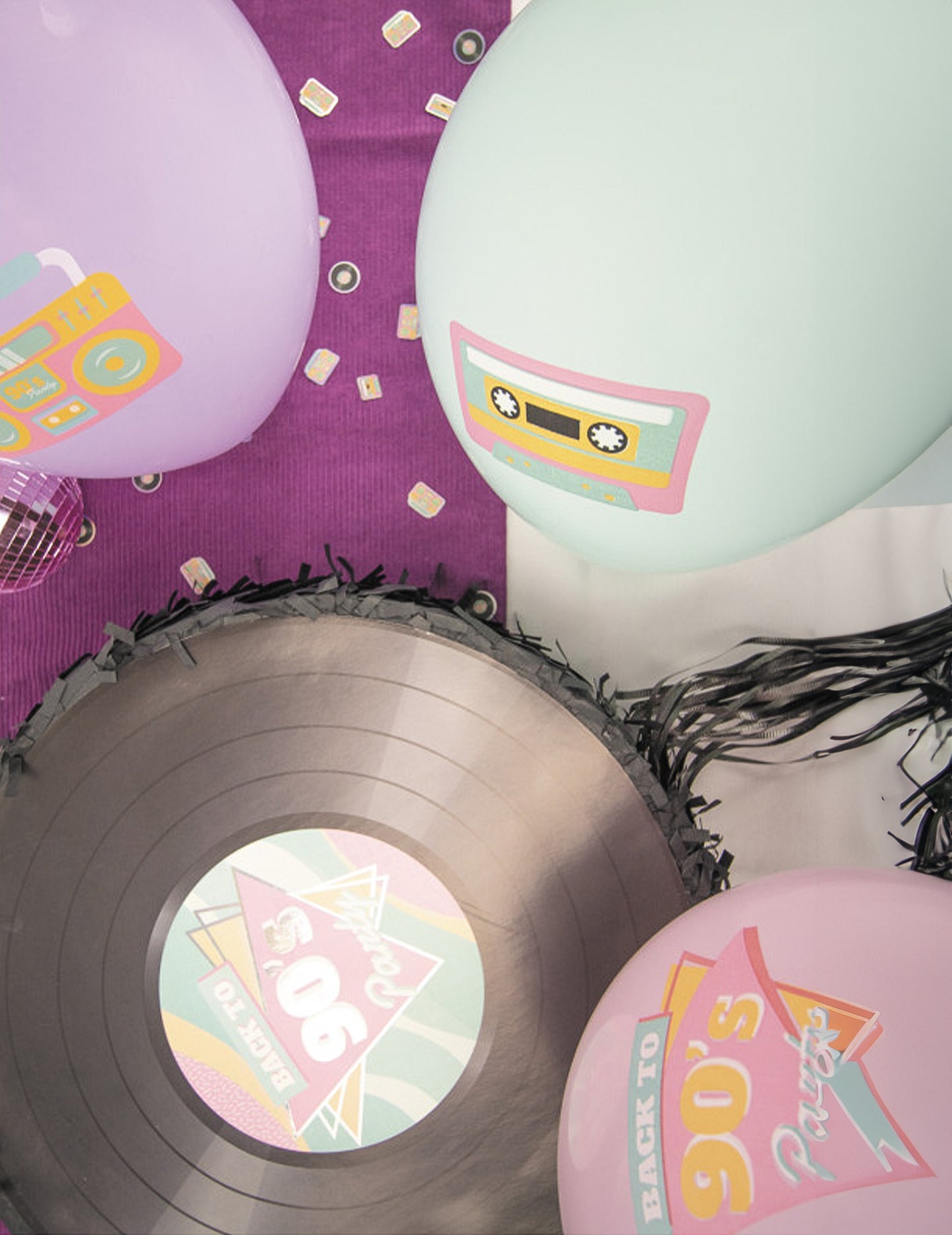 90 de piñata de vinil