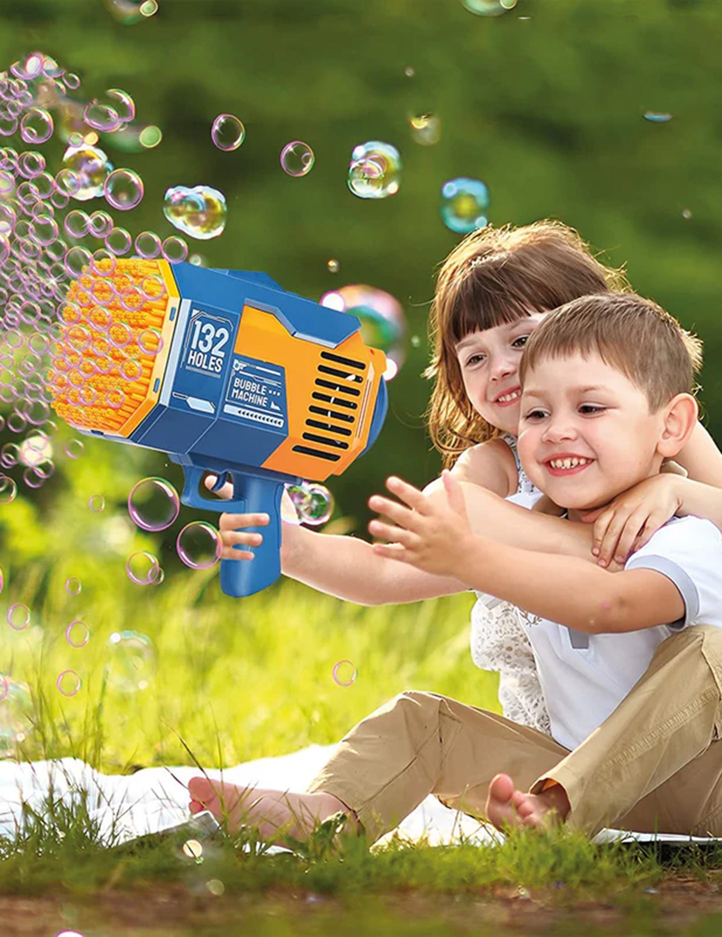 Pistol cu bule de săpun albastru