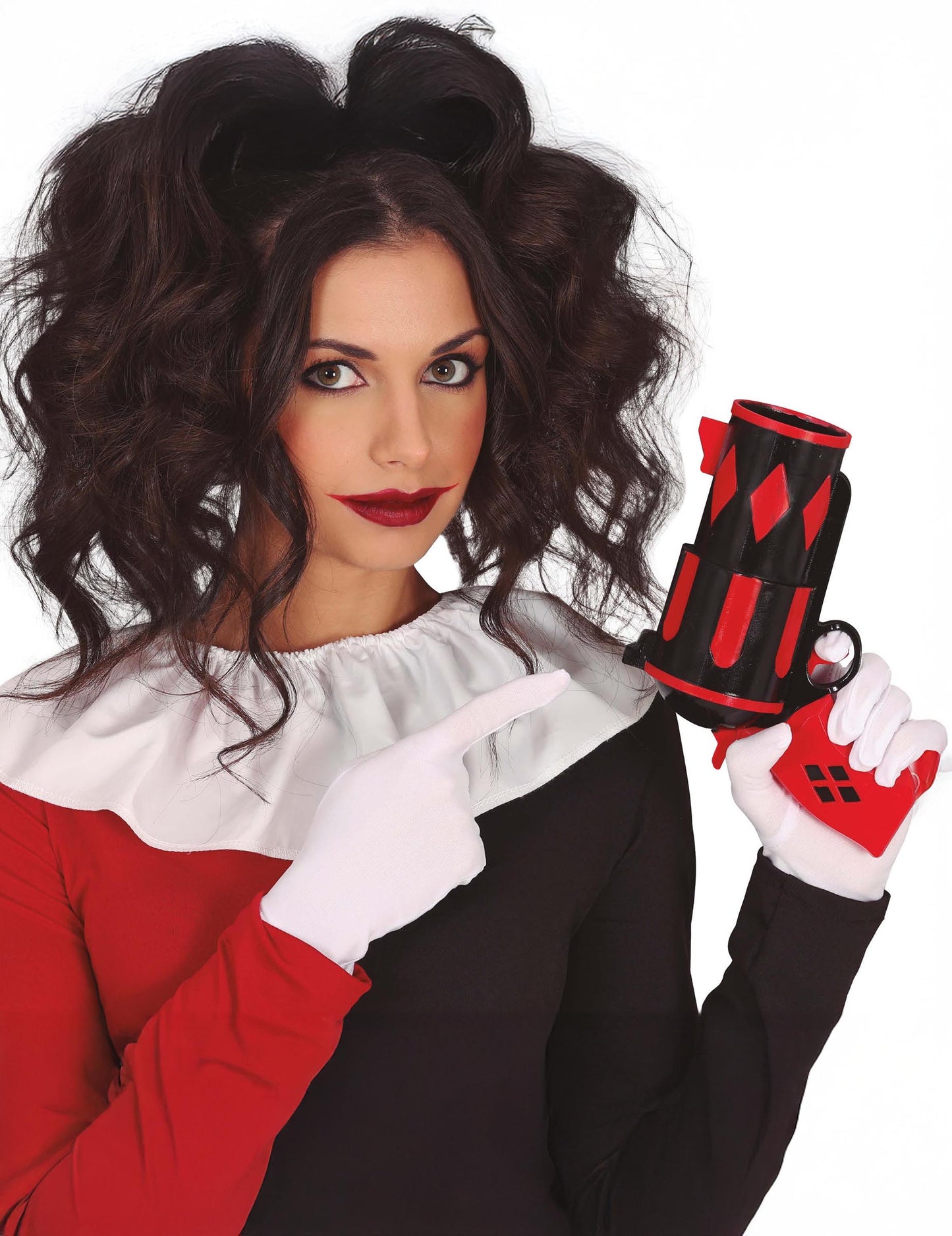 Pistolet Arlequine rouge et noir