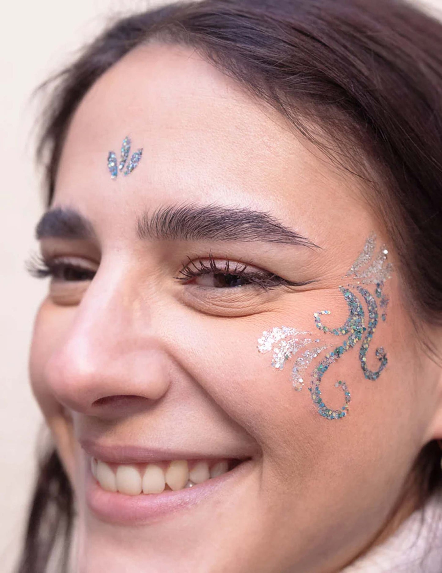 Machiaj reutilizabil stencil arabesque