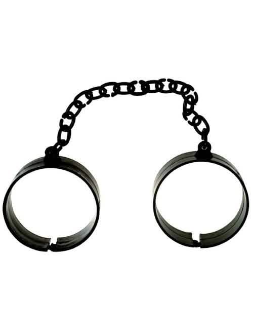 cătușe de prizonier pentru adult negre