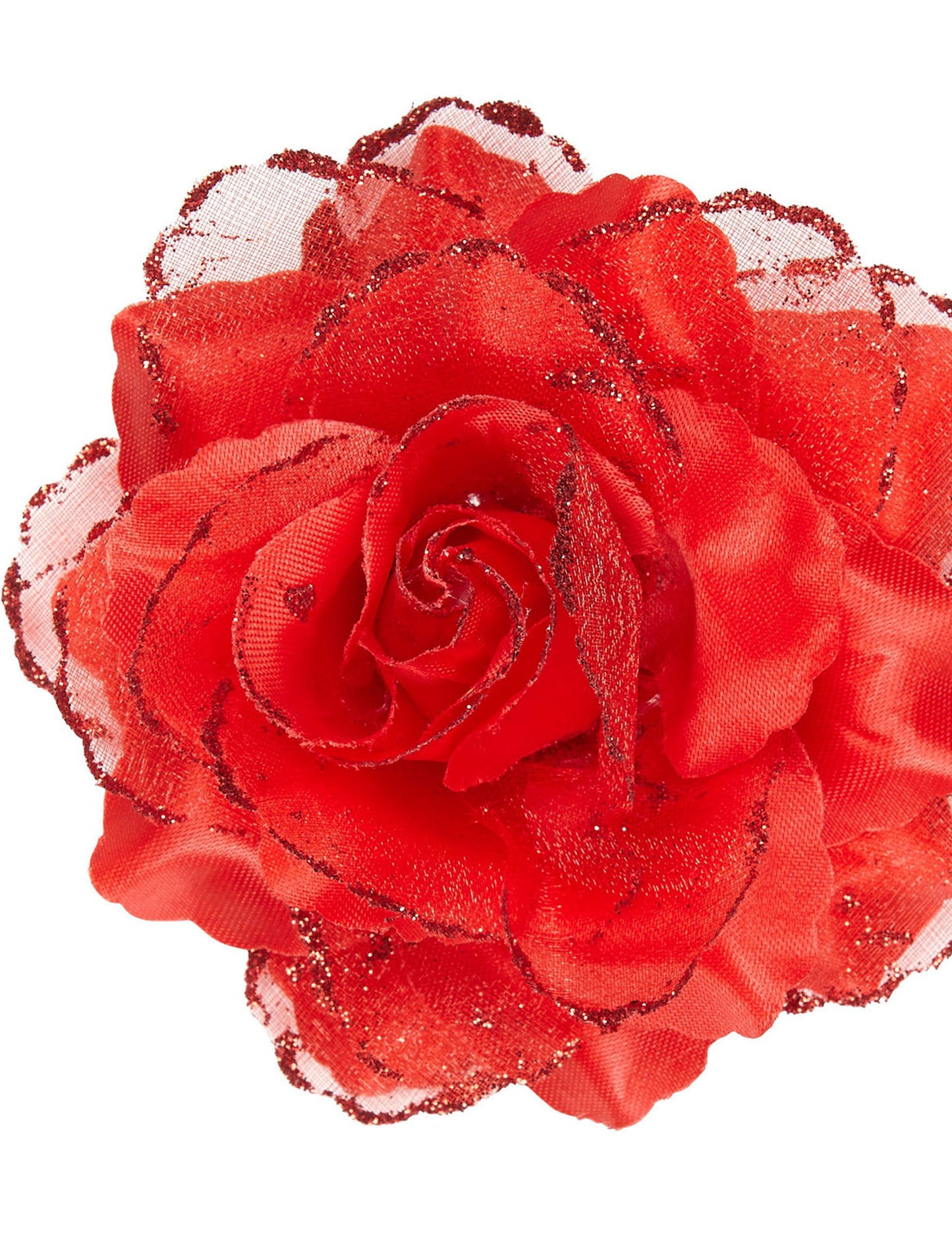 Trandafir roșu pentru părul femeilor