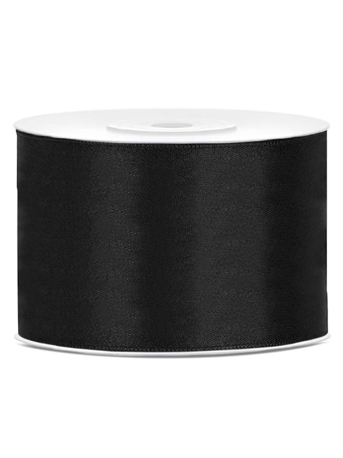 Panglică din satin pentru decor negru