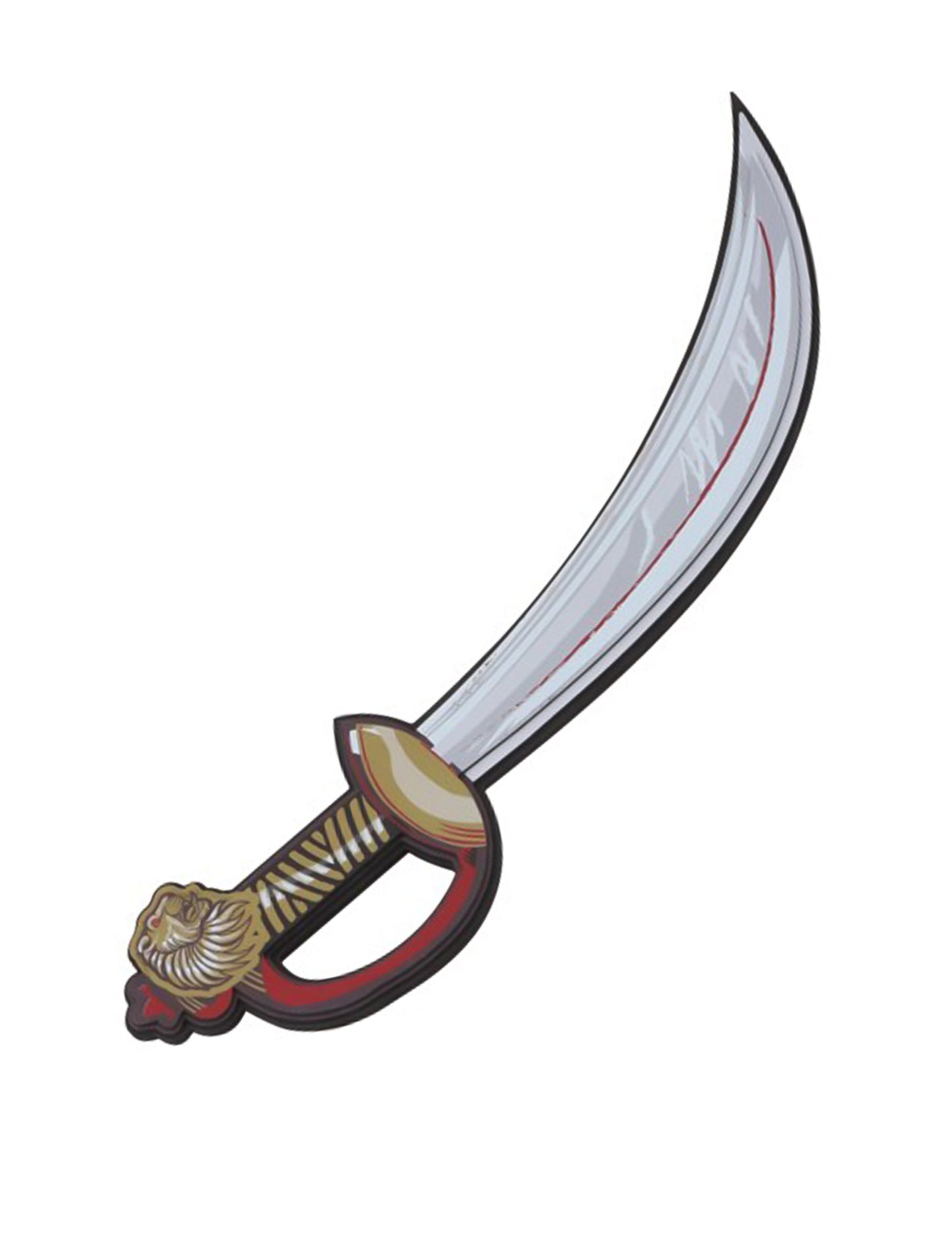 Sabre de chevalier lion en mousse 43 cm