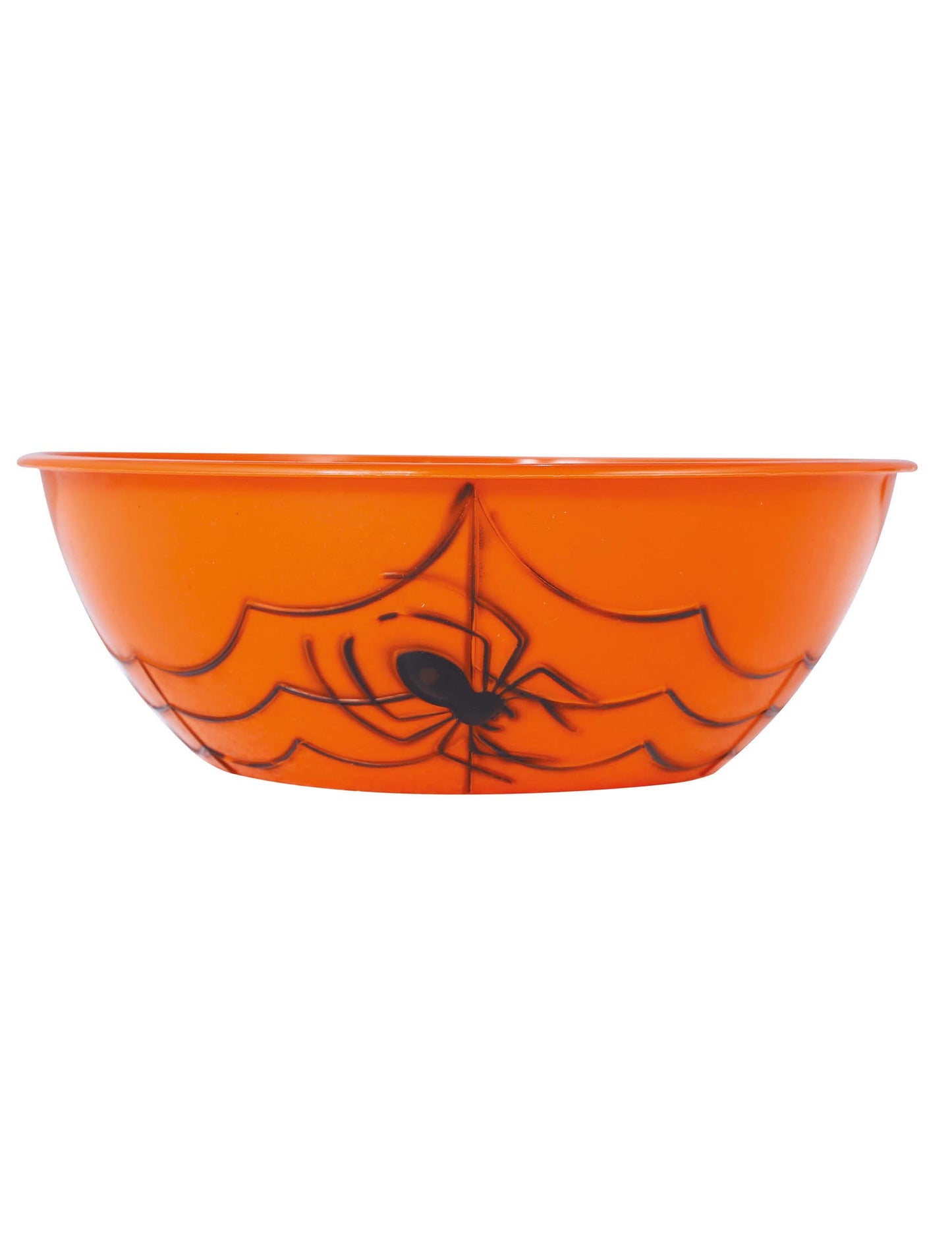 Bol de bomboane de plastic portocaliu de Halloween