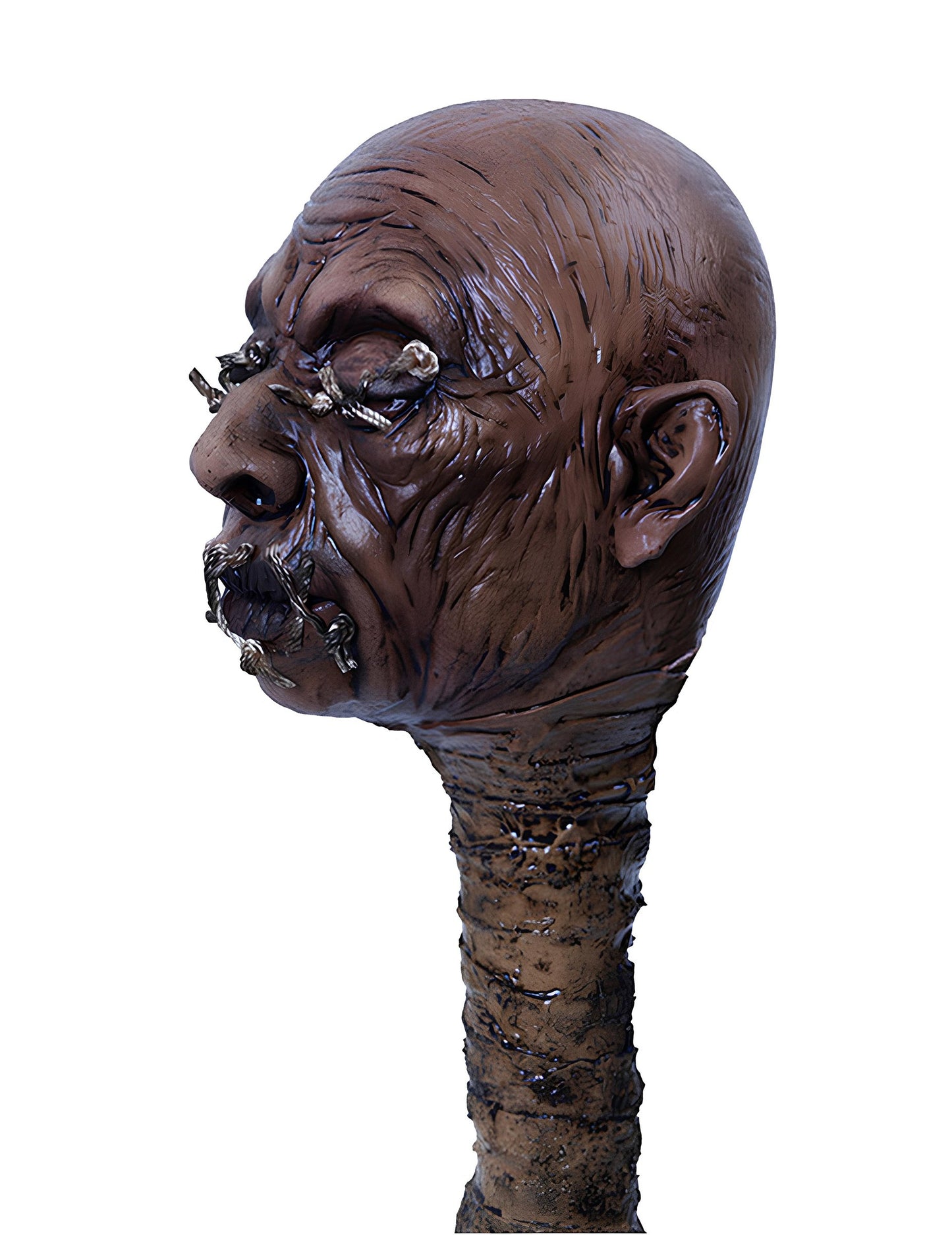 Sceptre tête vaudou luxe