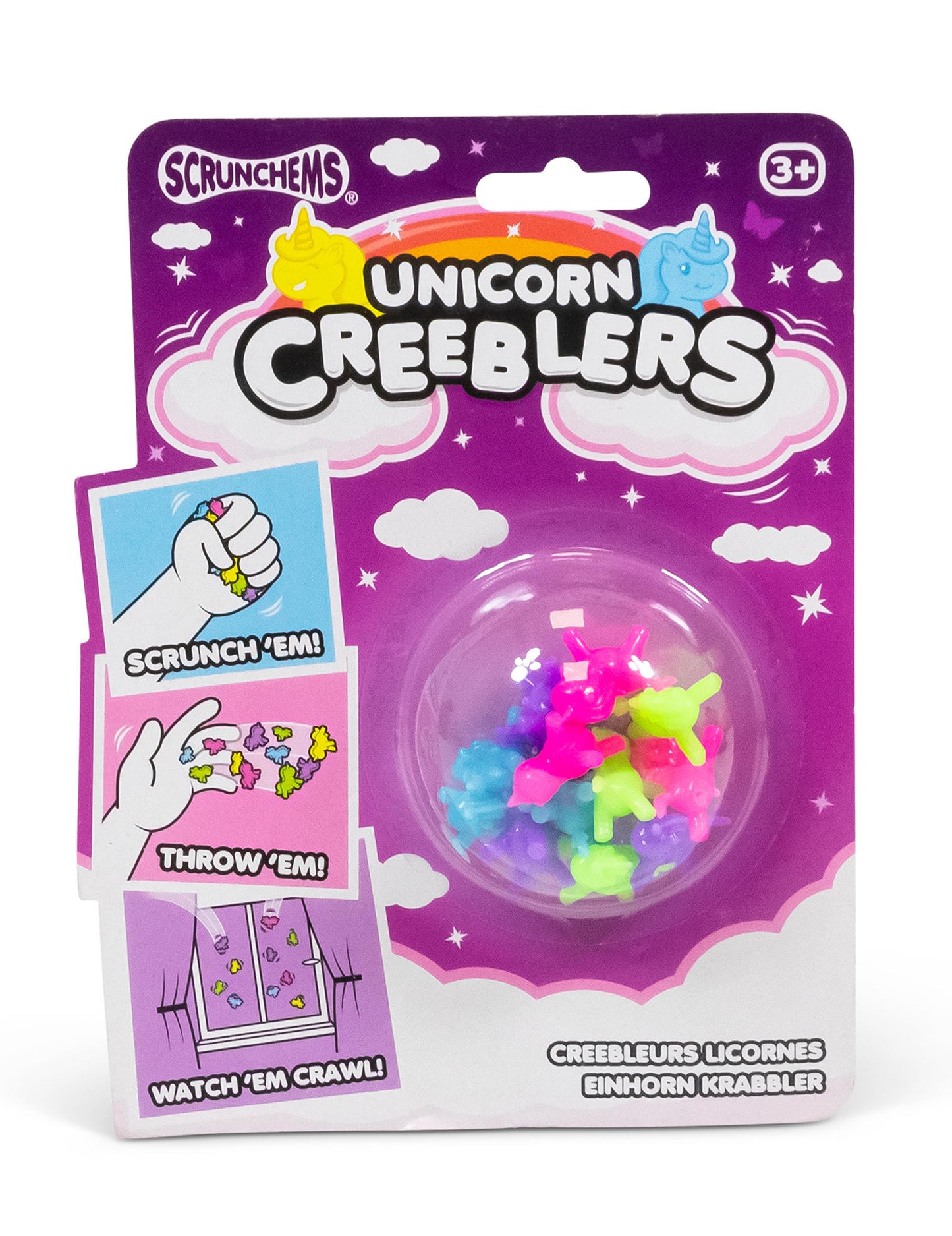 Jouets licornes adhérentes Creeblers