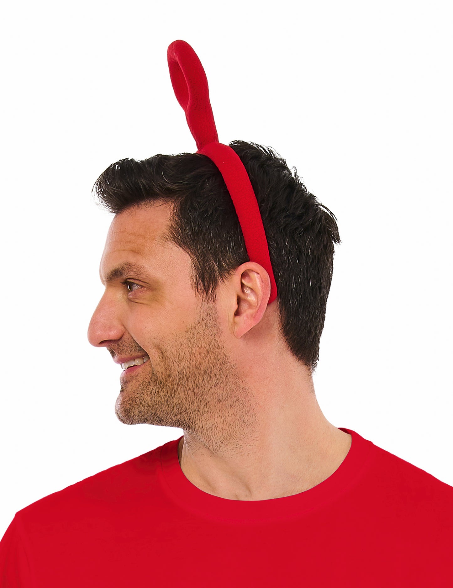 Bandă de păr roșie Po Teletubbies™ pentru adulți