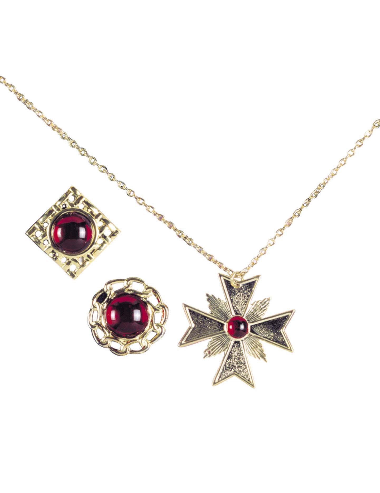 Set de bijuterii de vampiri pentru adulți de Halloween