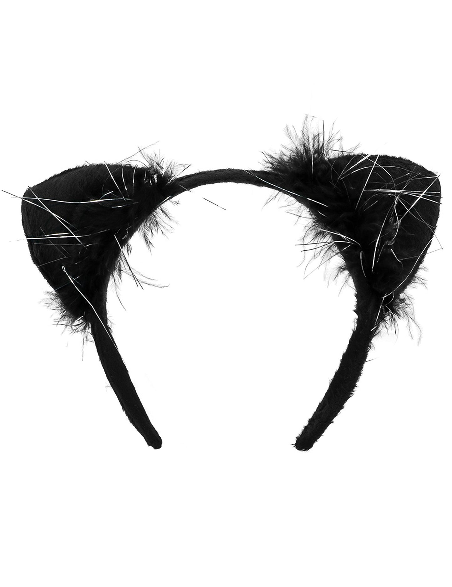 Prim-plan al diademei cu urechi a setului pisică pentru adulți