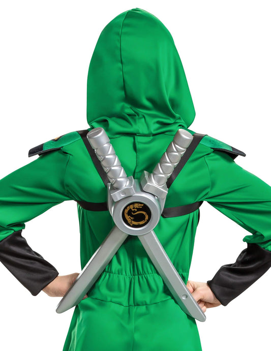 Vue de dos du Set d'épées Ninjago™ pour enfant