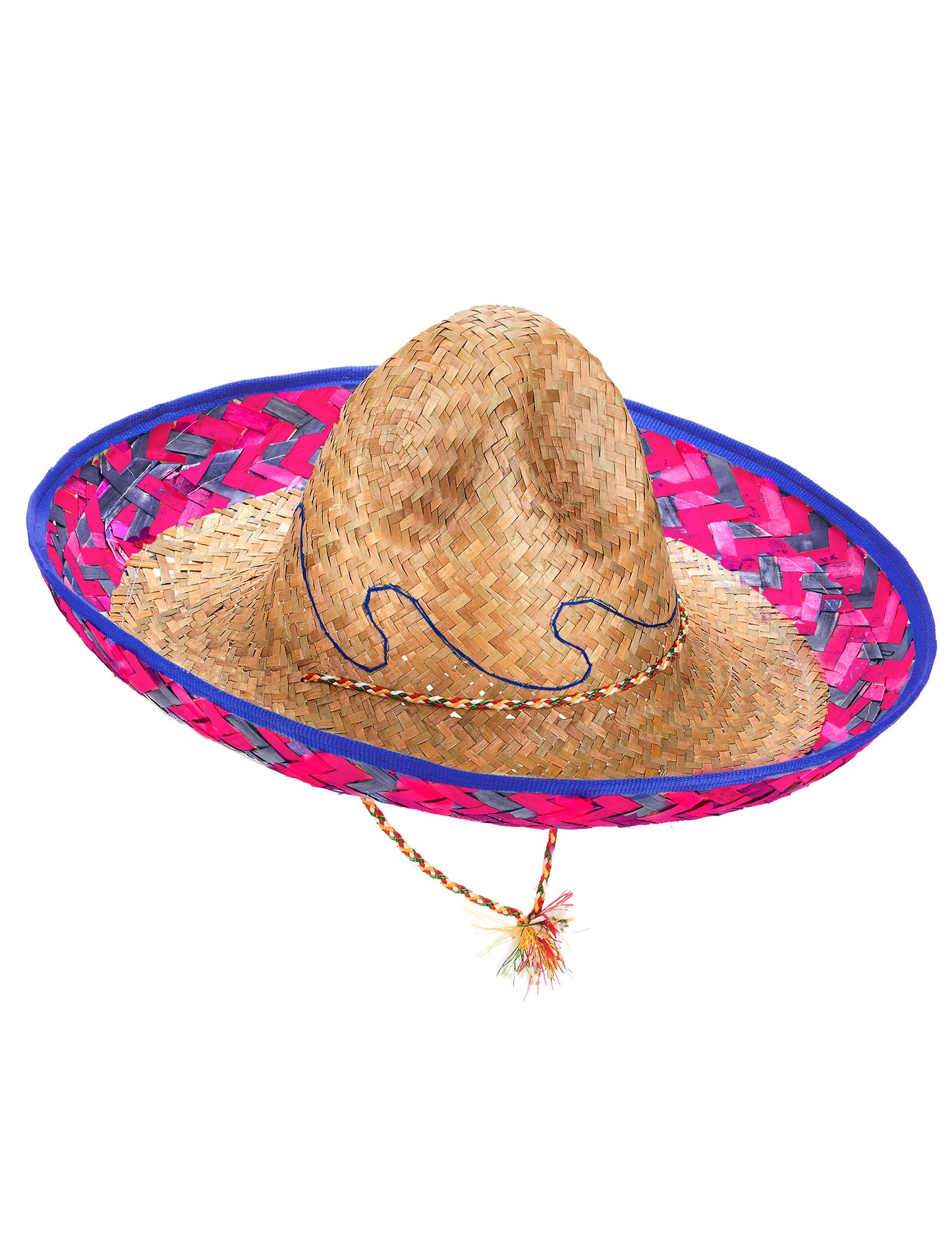 Granița mexicană roz sombrero și adult albastru