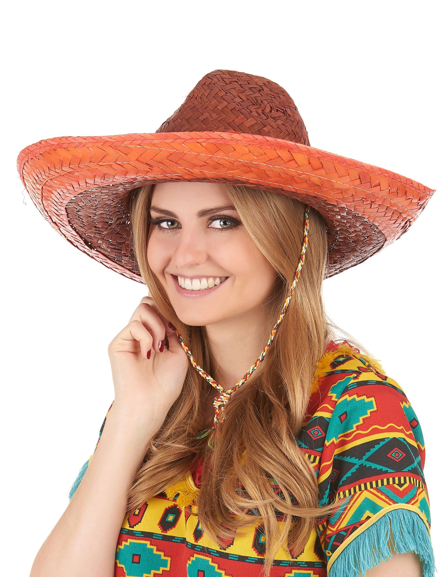 Adult portocaliu sombrero mexican