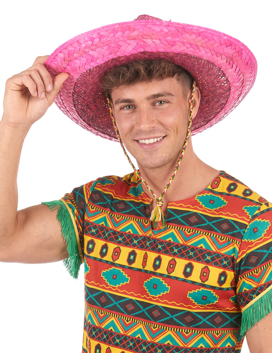 Sombrero mexican roz adult