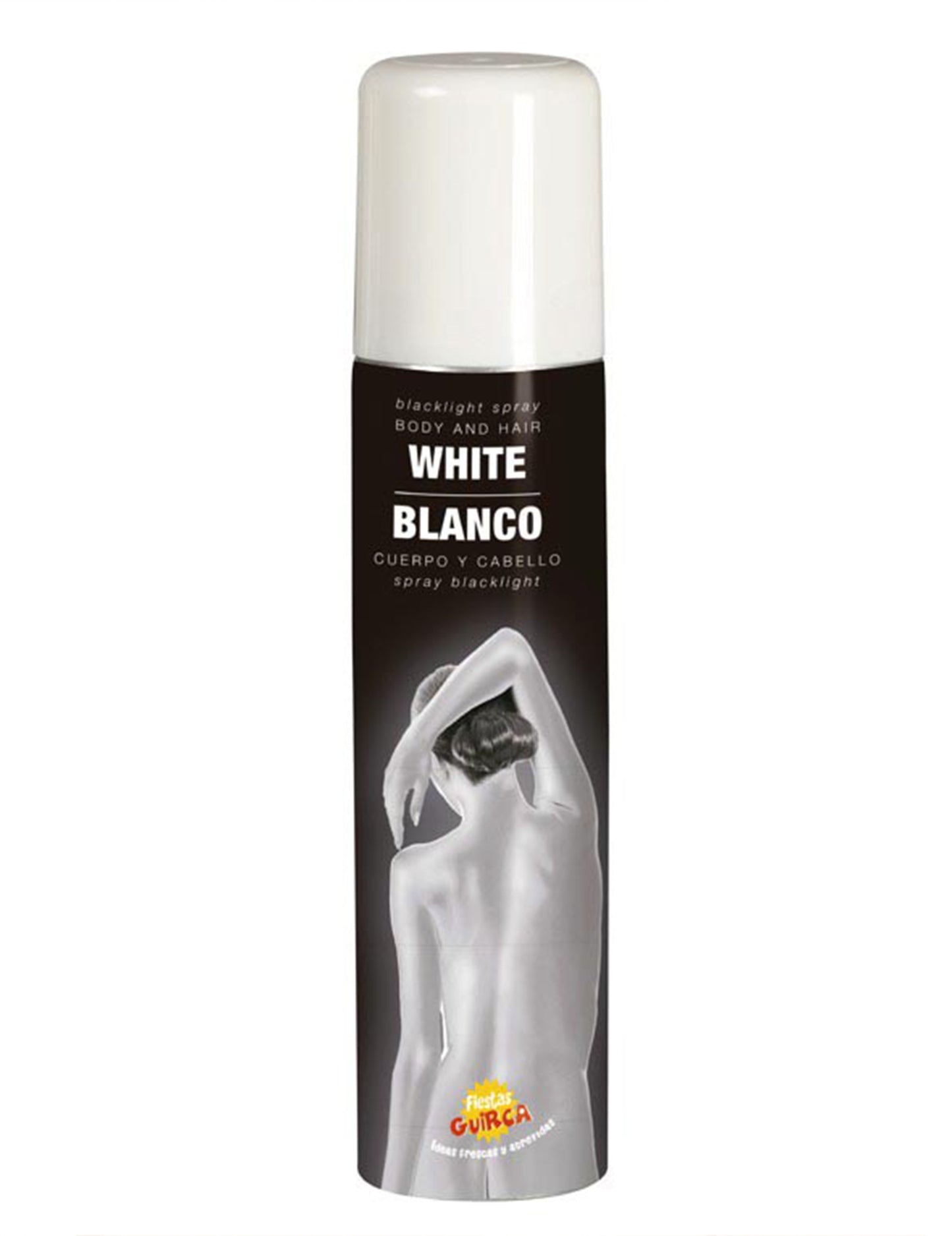 Spray de corp cu sclipici alb 75 ml