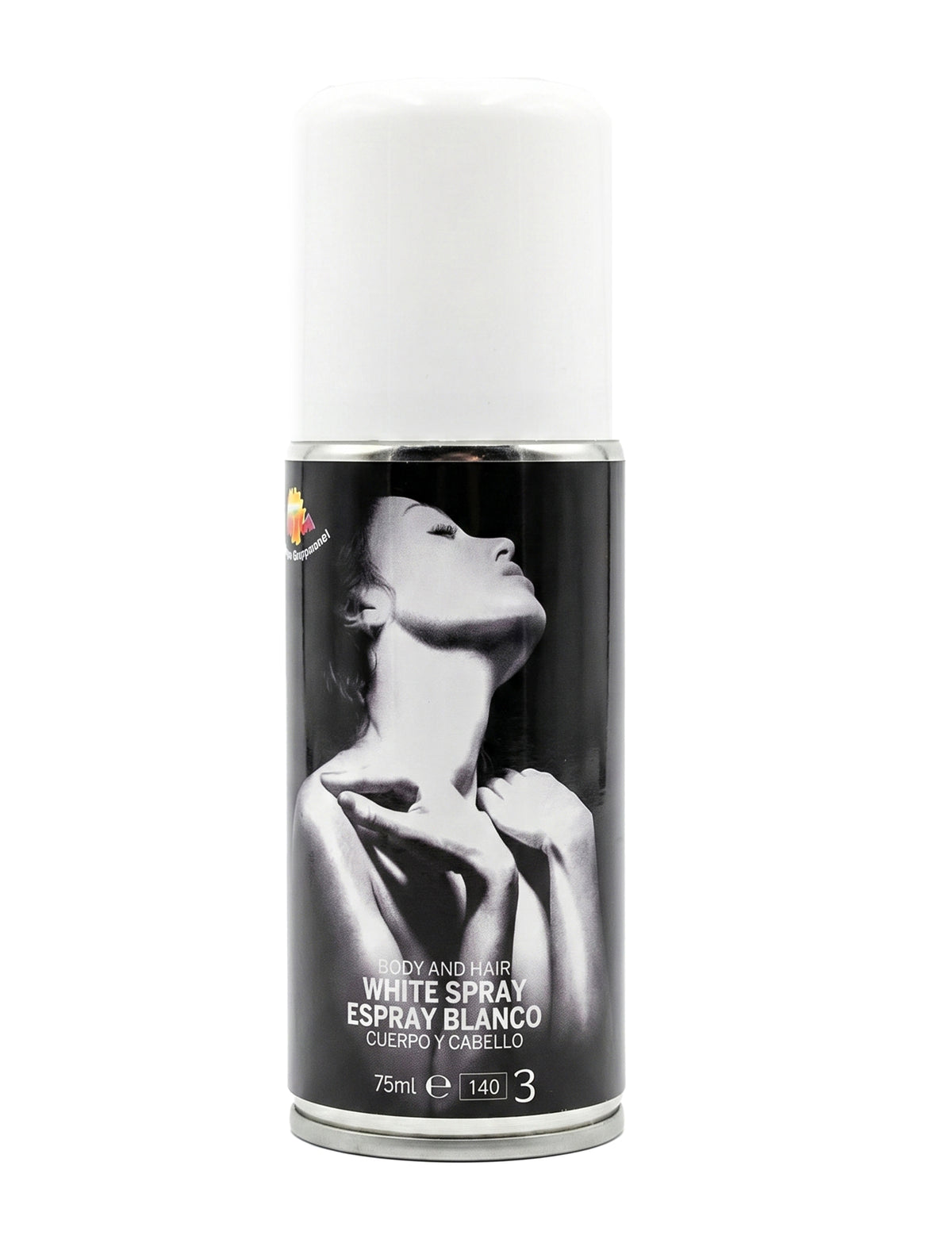 Spray de corp cu sclipici alb 75 ml